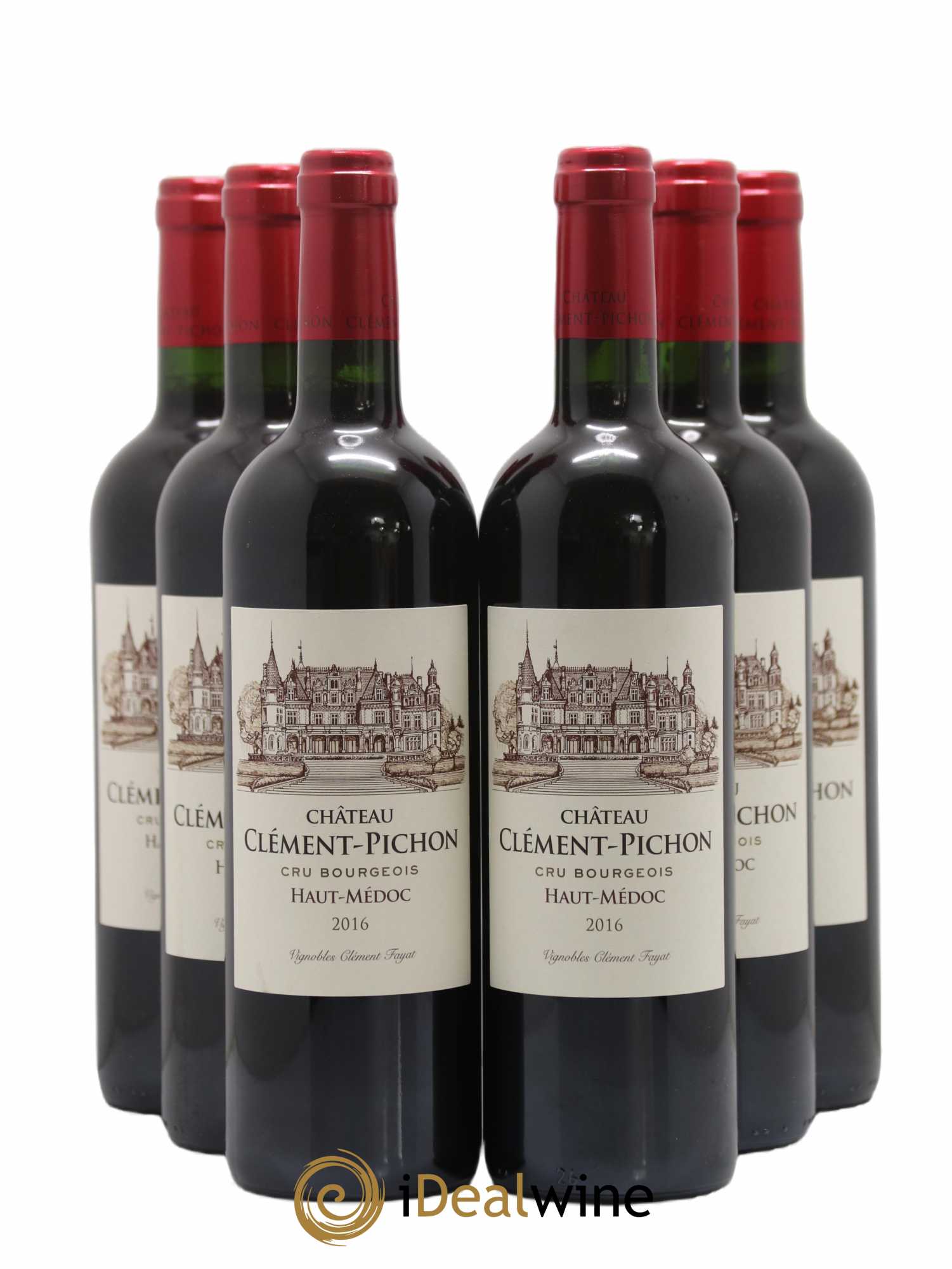 Château Clément-Pichon Cru Bourgeois 2016 - Lot de 6 bouteilles - 0