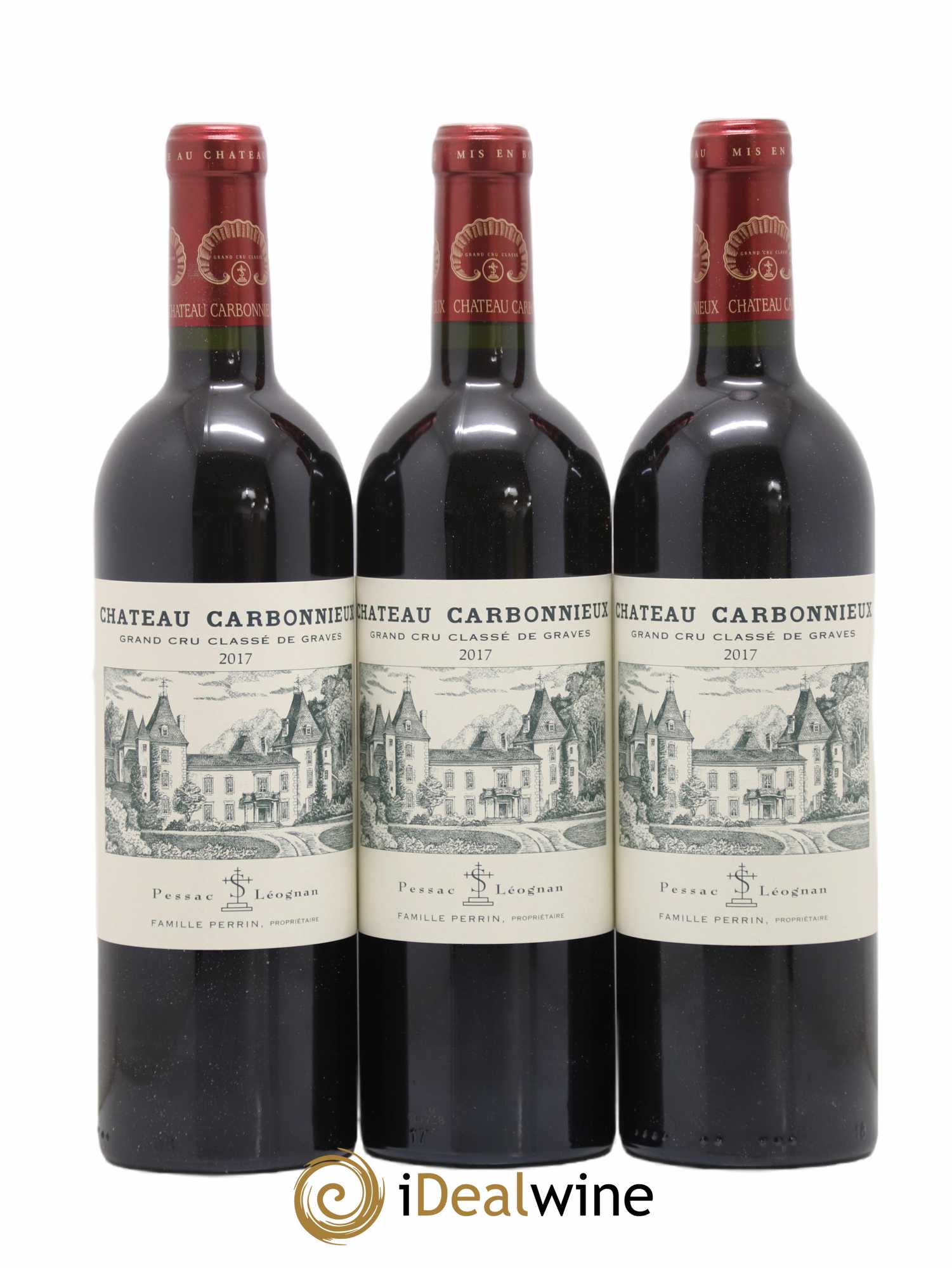 Château Carbonnieux Cru Classé de Graves 2017 - Lot de 6 bouteilles - 2