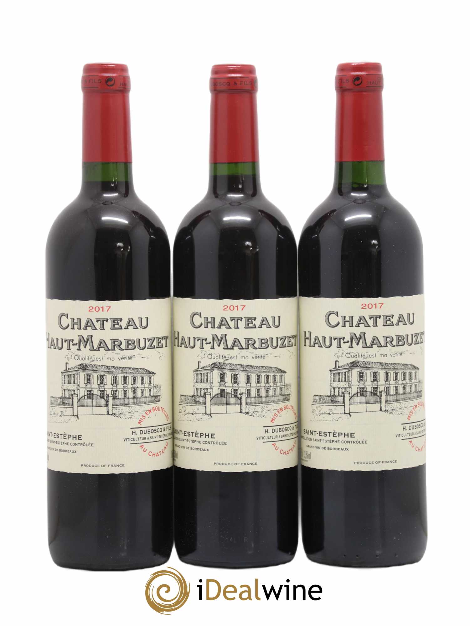 Château Haut Marbuzet 2017 - Lot de 6 bouteilles - 1
