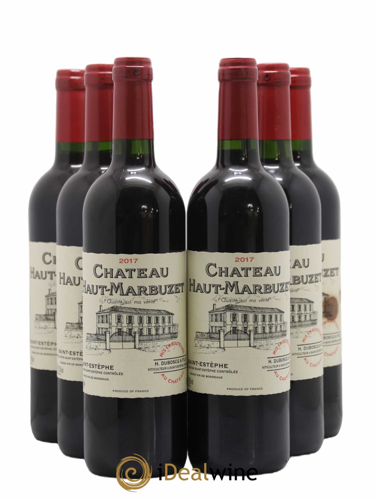 Château Haut Marbuzet 2017 - Lot de 6 bouteilles - 0