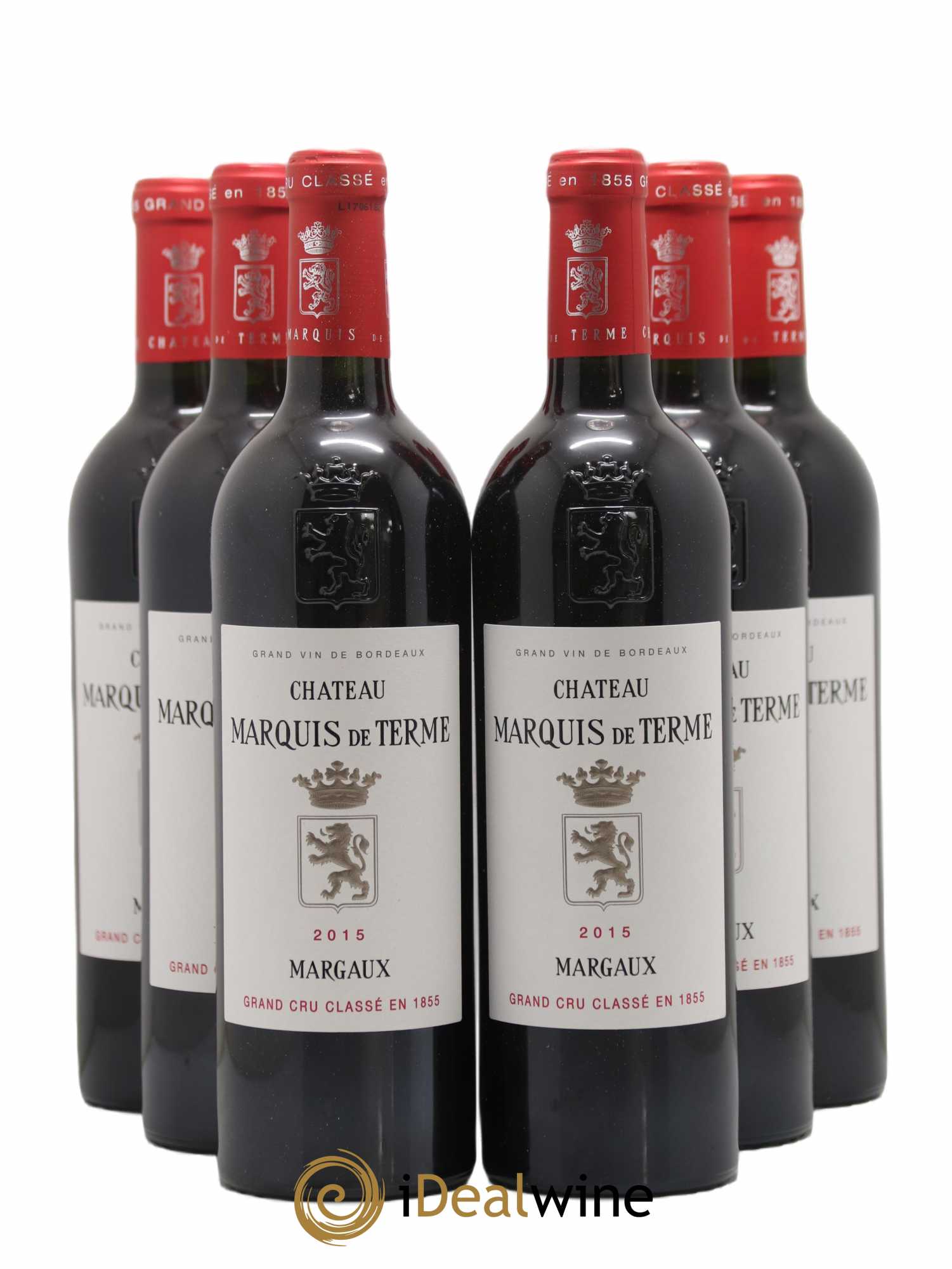 Château Marquis de Terme 4ème Grand Cru Classé 2015 - Lot de 6 bouteilles - 0