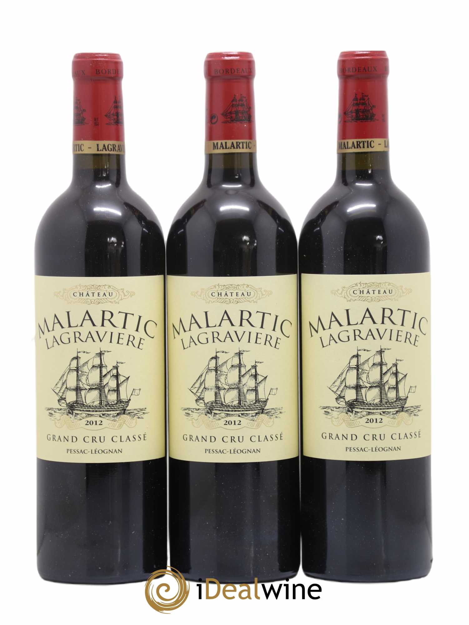 Château Malartic-Lagravière Cru Classé de Graves 2012 - Lot de 6 bouteilles - 1
