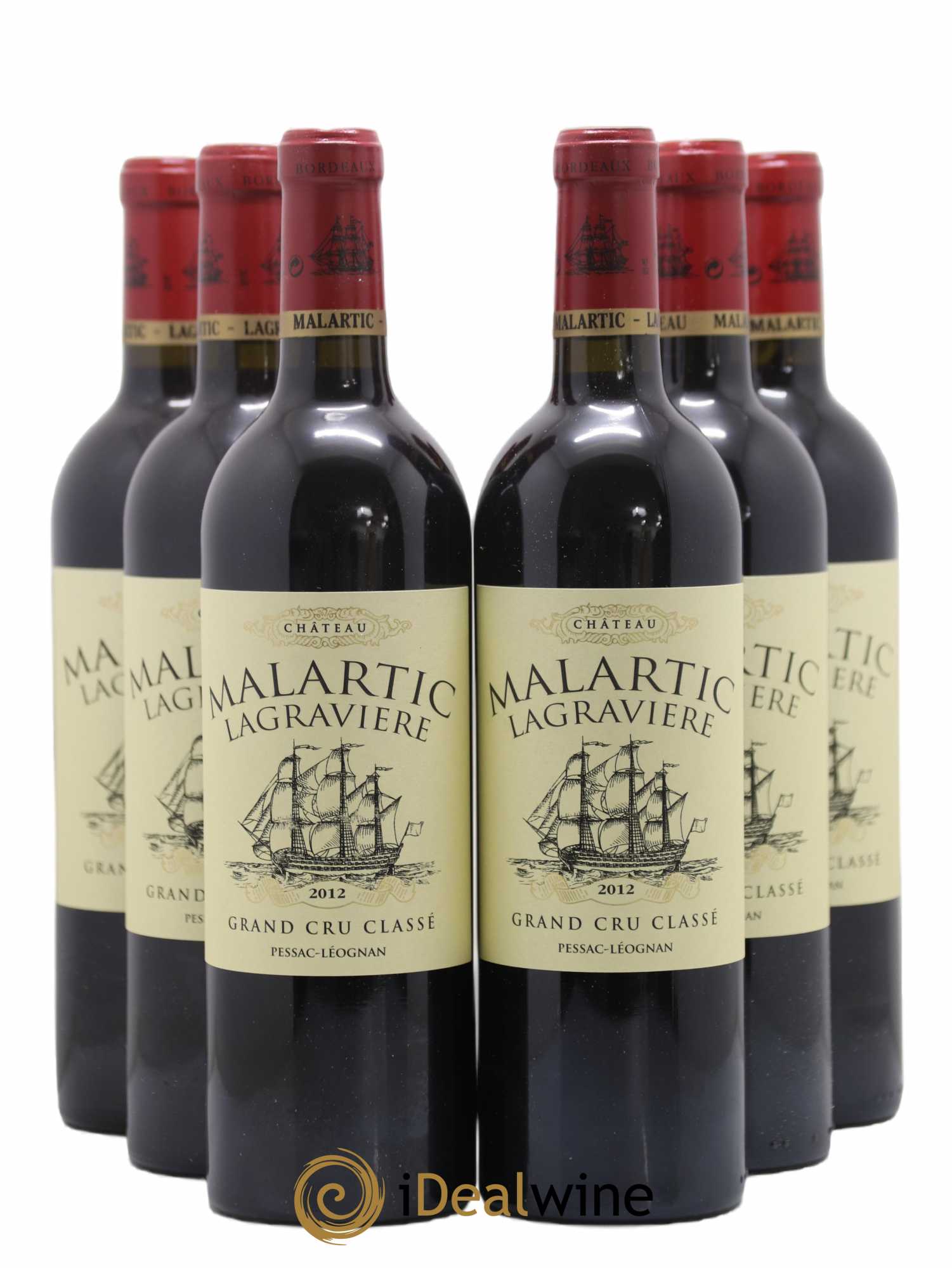 Château Malartic-Lagravière Cru Classé de Graves 2012 - Lot de 6 bouteilles - 0