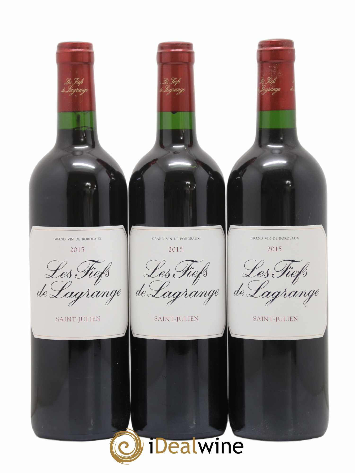 Les Fiefs de Lagrange Second Vin 2015 - Lot de 3 bouteilles - 0
