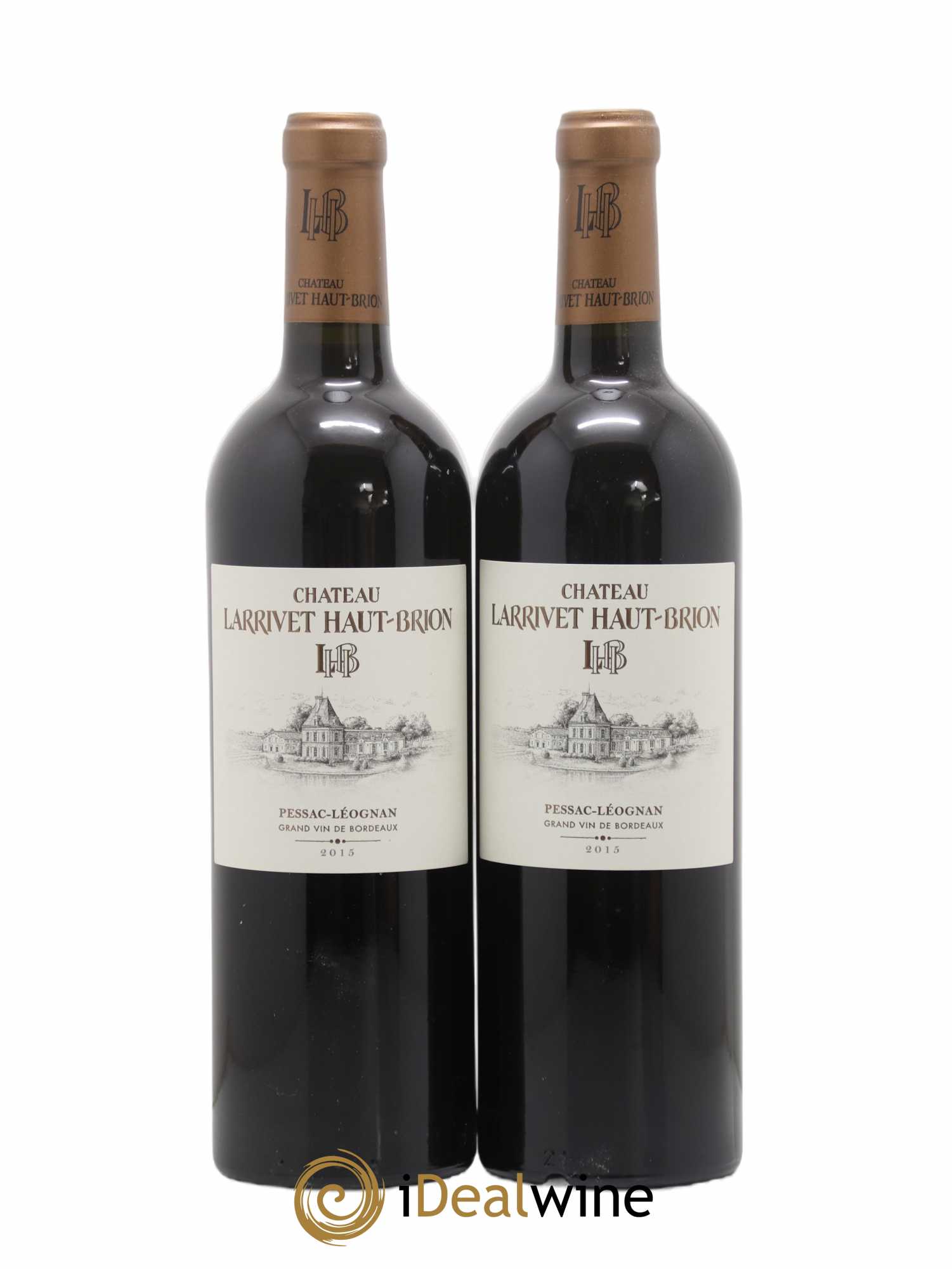 Château Larrivet Haut-Brion 2015 - Lot de 2 bouteilles - 0