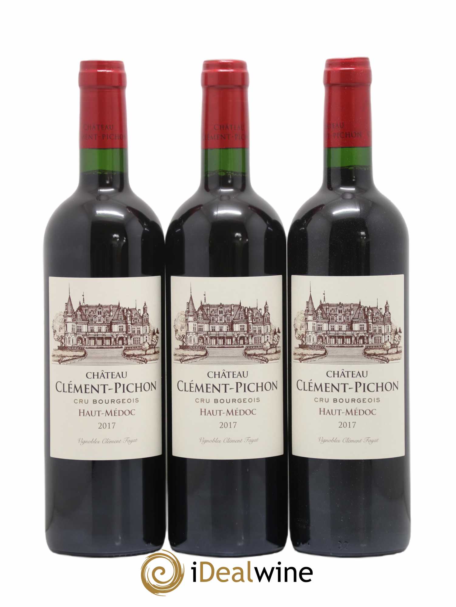 Château Clément-Pichon Cru Bourgeois 2017 - Lot de 6 bouteilles - 2