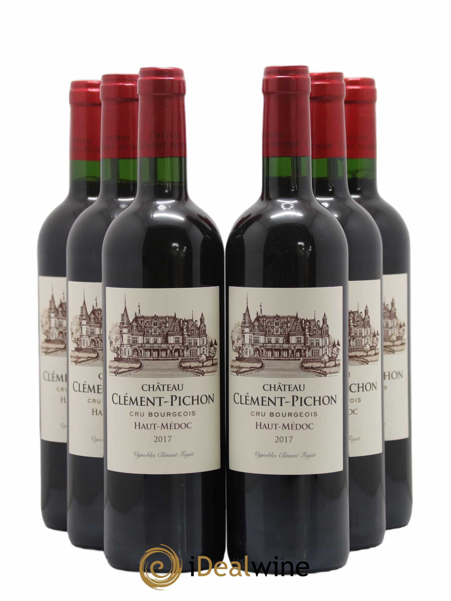 Château Clément-Pichon Cru Bourgeois 2017 - Lot de 6 bouteilles - 0