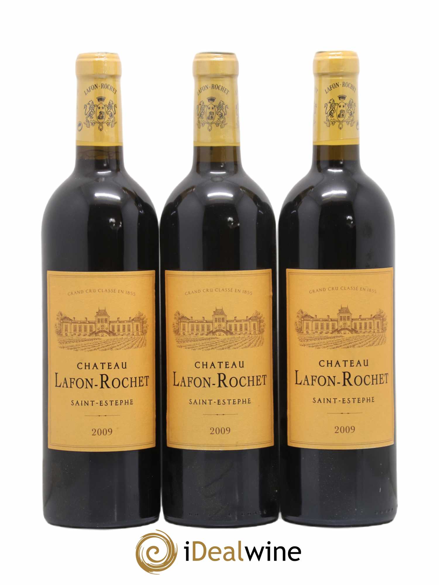 Château Lafon Rochet 4ème Grand Cru Classé 2009 - Lot de 3 bouteilles - 0