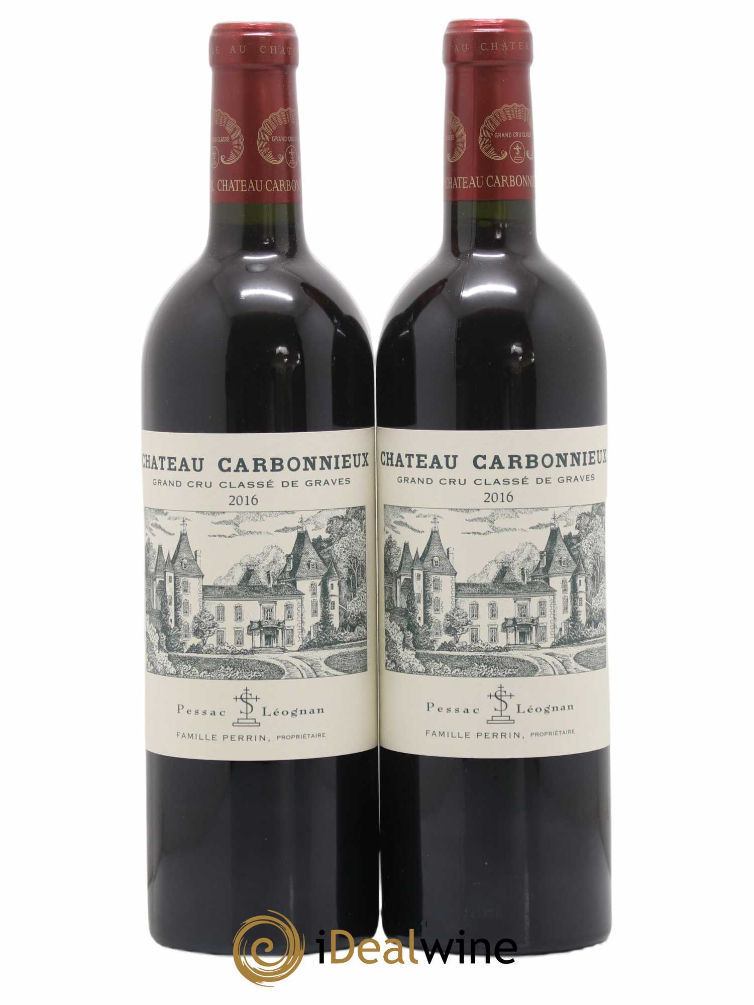 Château Carbonnieux Cru Classé de Graves 2016 - Lot de 2 bouteilles - 0