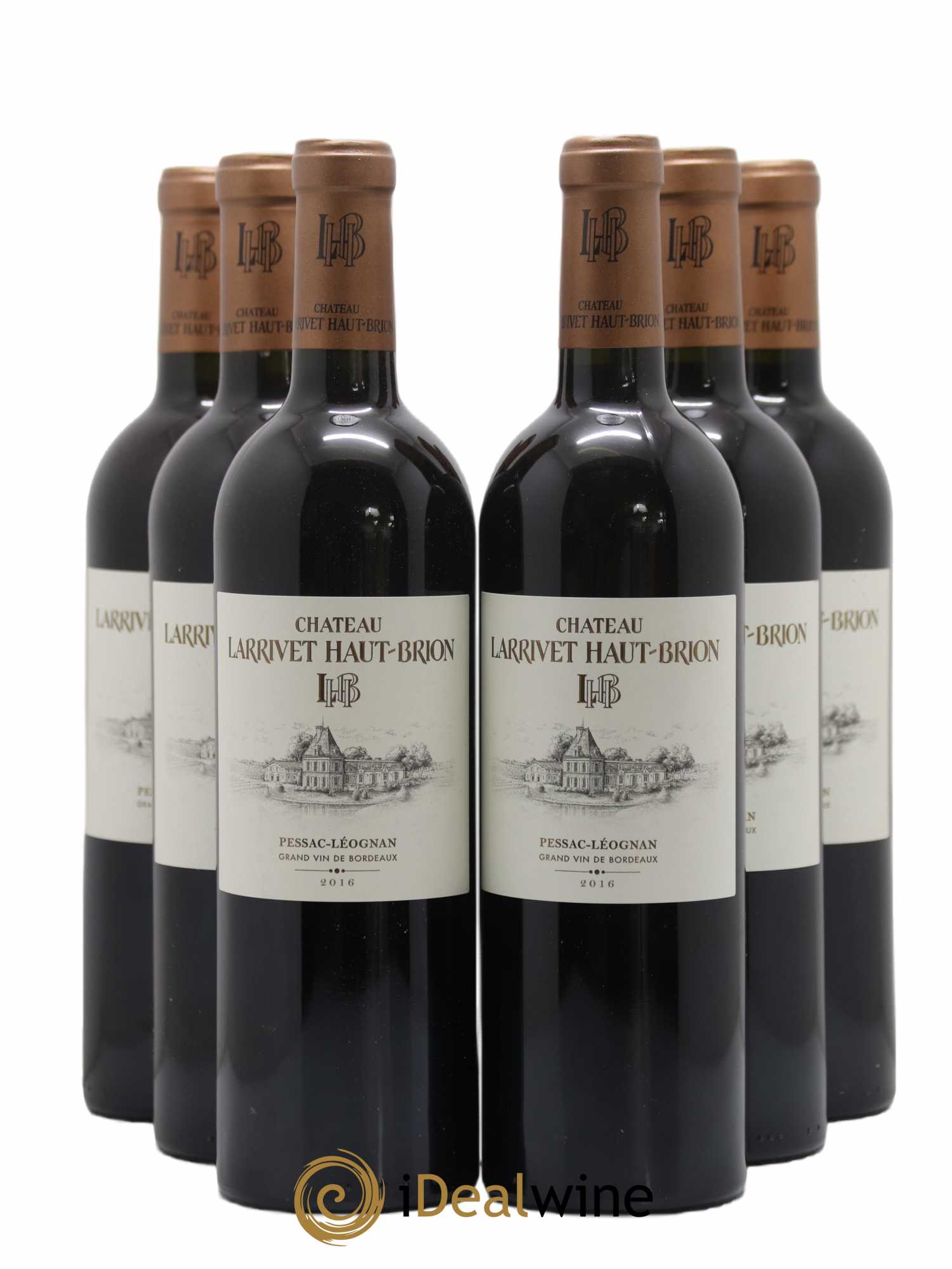 Château Larrivet Haut-Brion 2016 - Lot de 6 bouteilles - 0