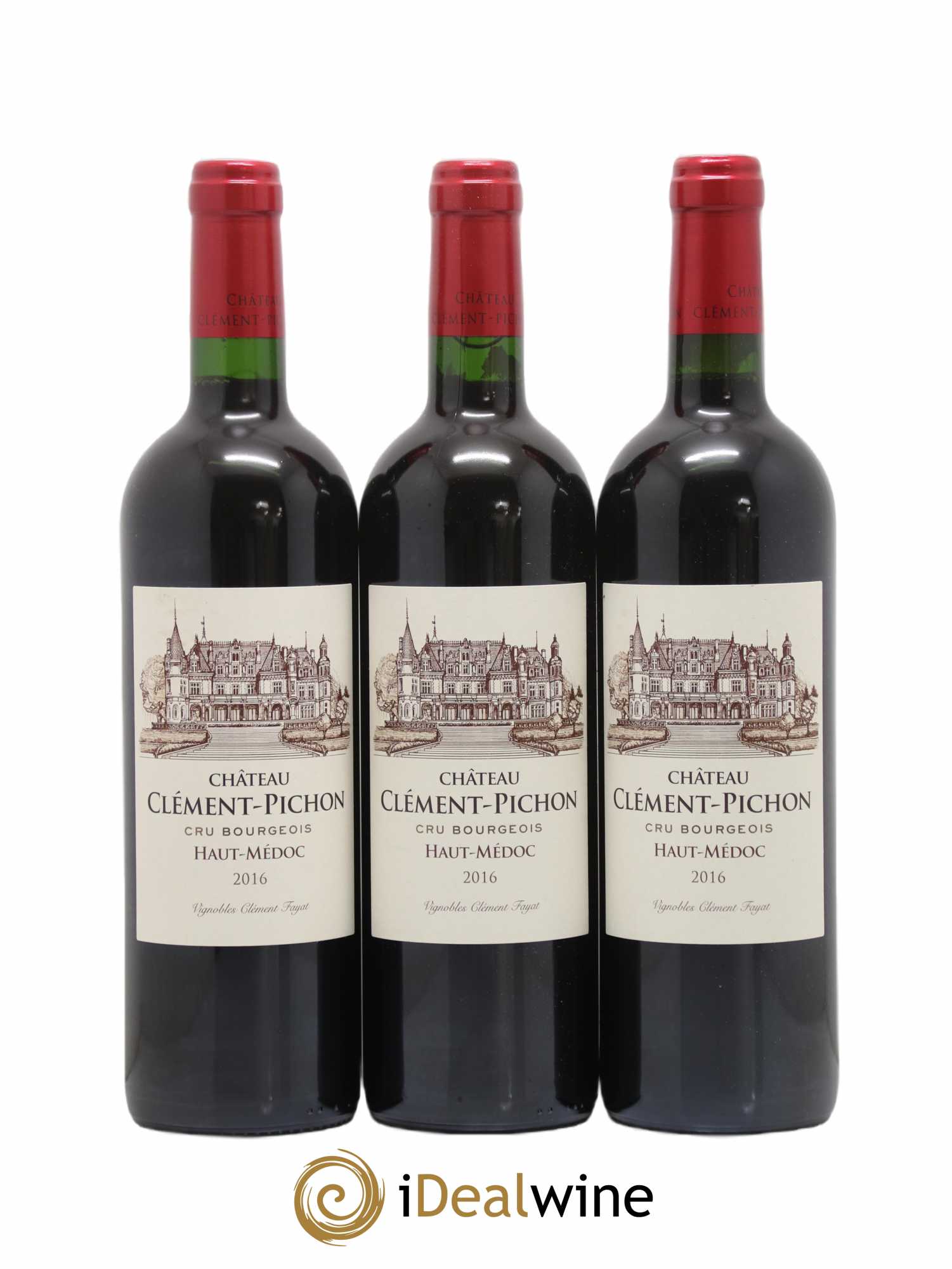 Château Clément-Pichon Cru Bourgeois 2016 - Lot de 6 bouteilles - 2
