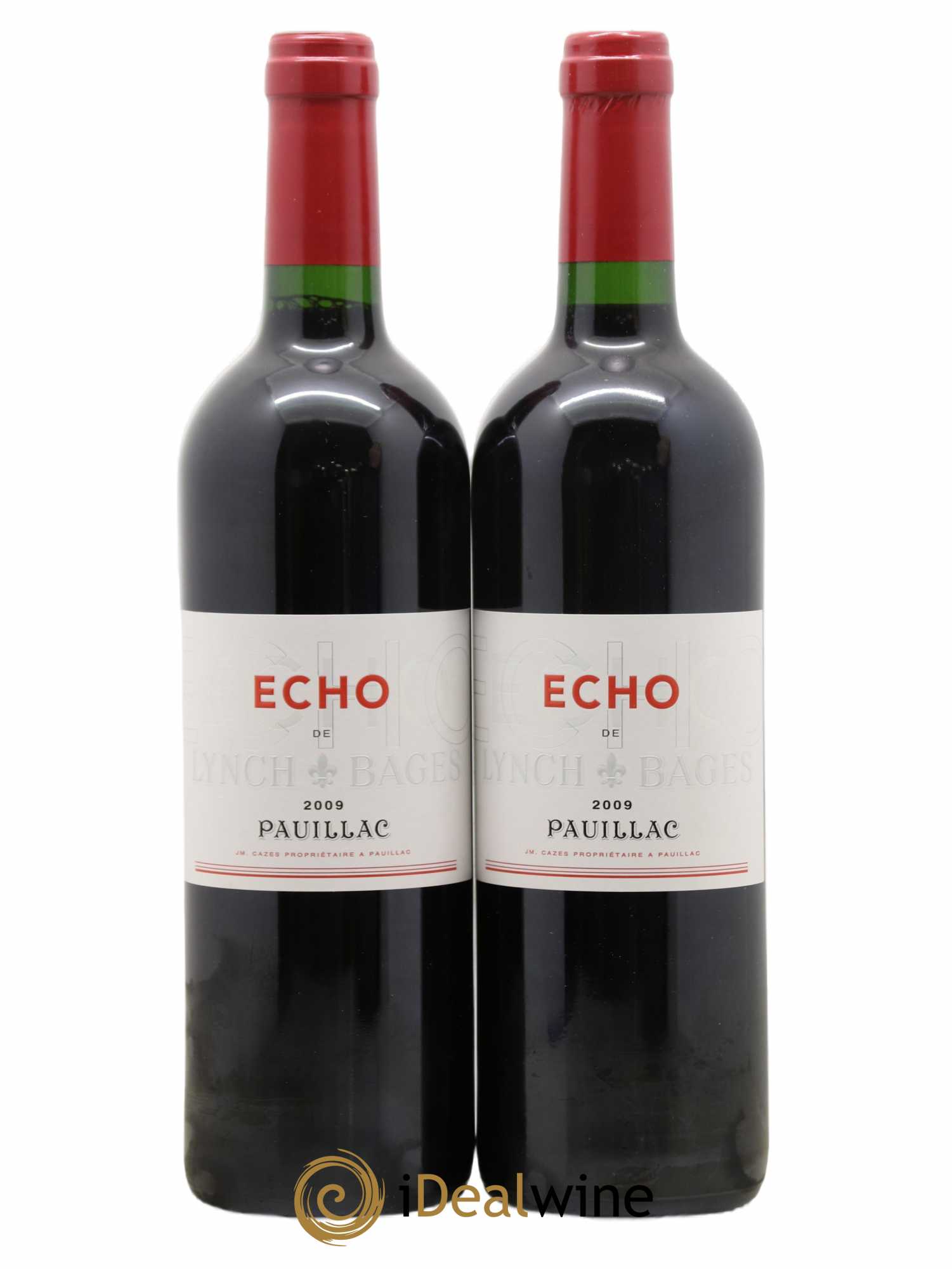 Echo de Lynch Bages Second Vin 2009 - Lot de 2 bouteilles - 0