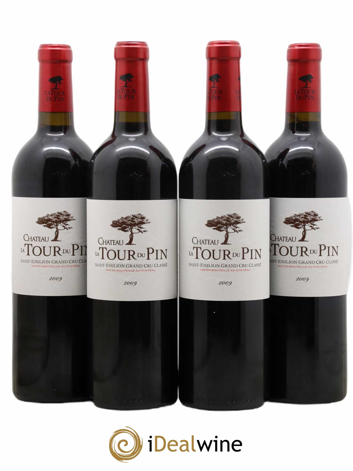 Saint-Émilion Grand Cru Château la Tour du Pin 2009 - Lot de 4 bouteilles - 0