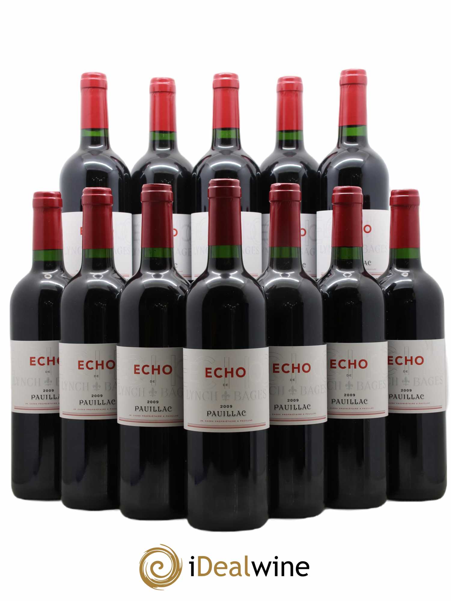 Echo de Lynch Bages Second Vin 2009 - Lot de 12 bouteilles - 0