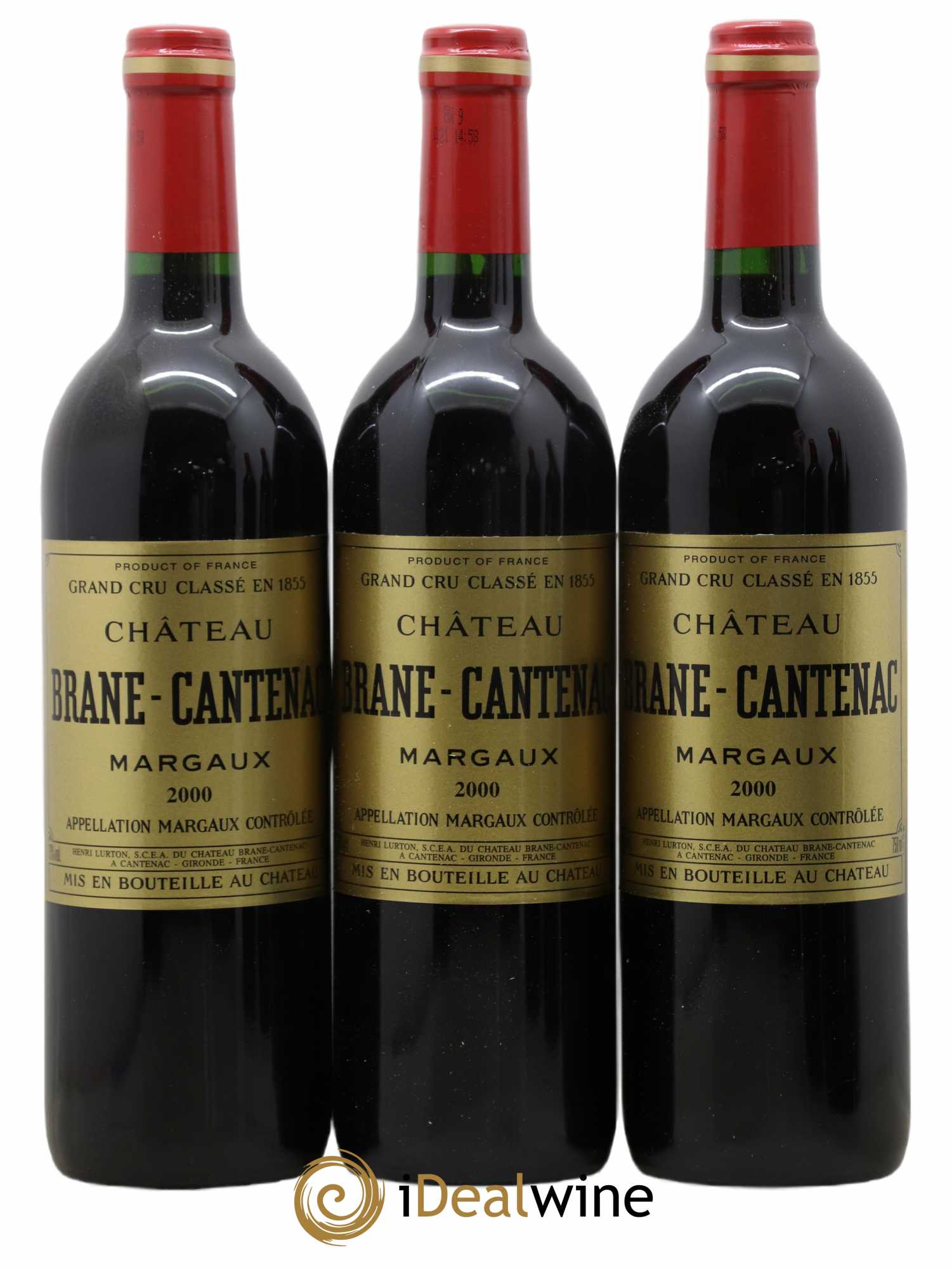 Château Brane Cantenac 2ème Grand Cru Classé 2000 - Lot de 6 bouteilles - 2