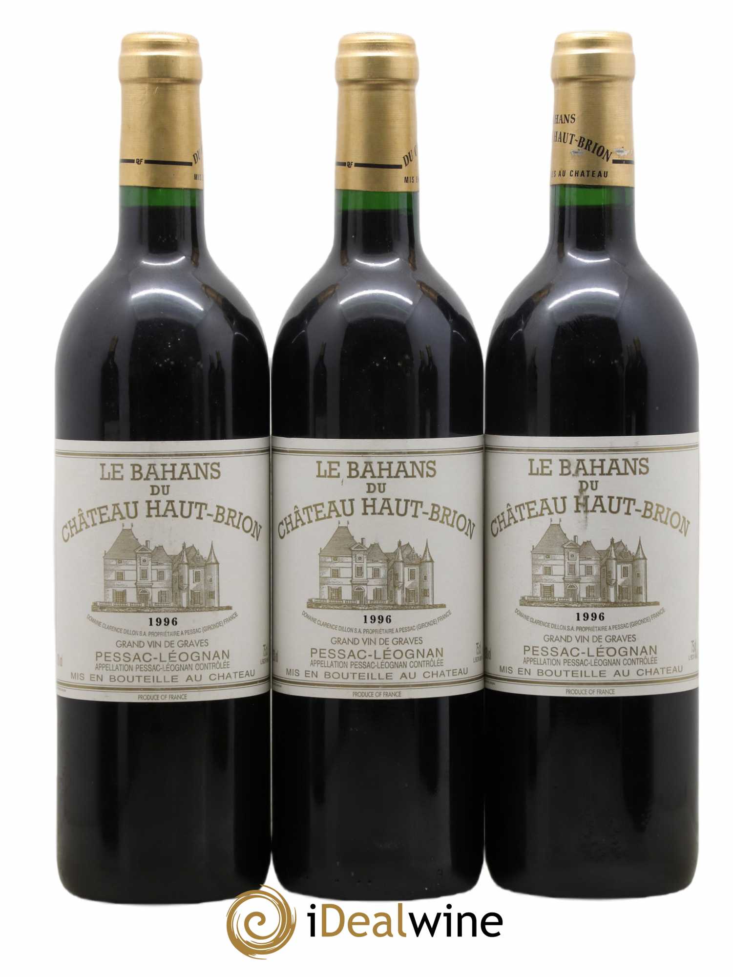 Clarence (Bahans) de Haut-Brion Second Vin 1996 - Lot de 6 bouteilles - 1