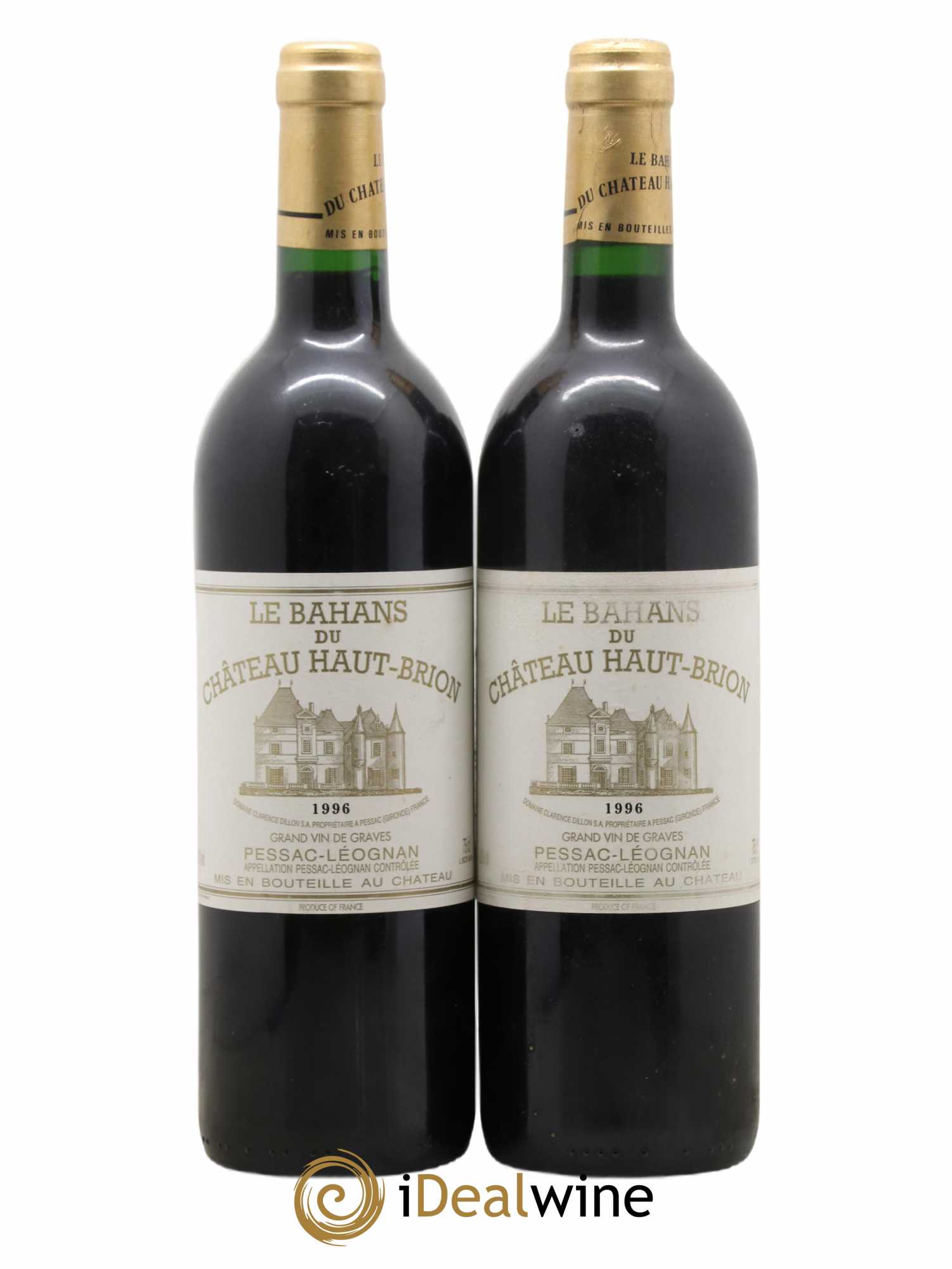 Clarence (Bahans) de Haut-Brion Second Vin 1996 - Lot de 2 bouteilles - 0