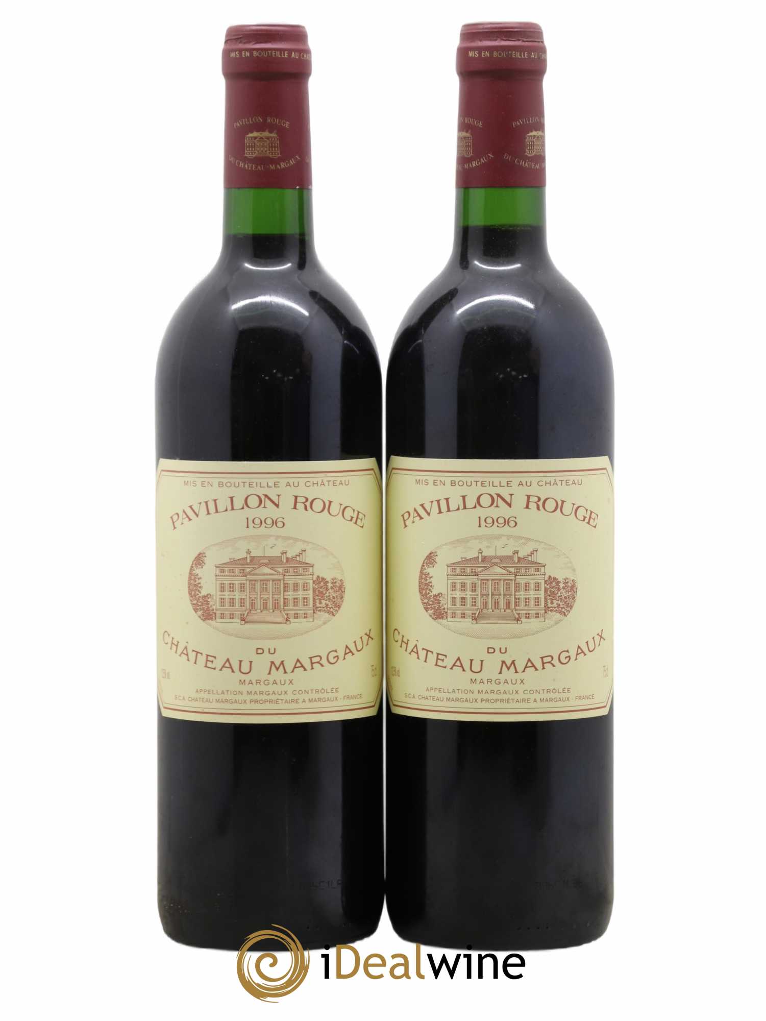 Pavillon Rouge du Château Margaux Second Vin 1996 - Lot de 2 bouteilles - 0