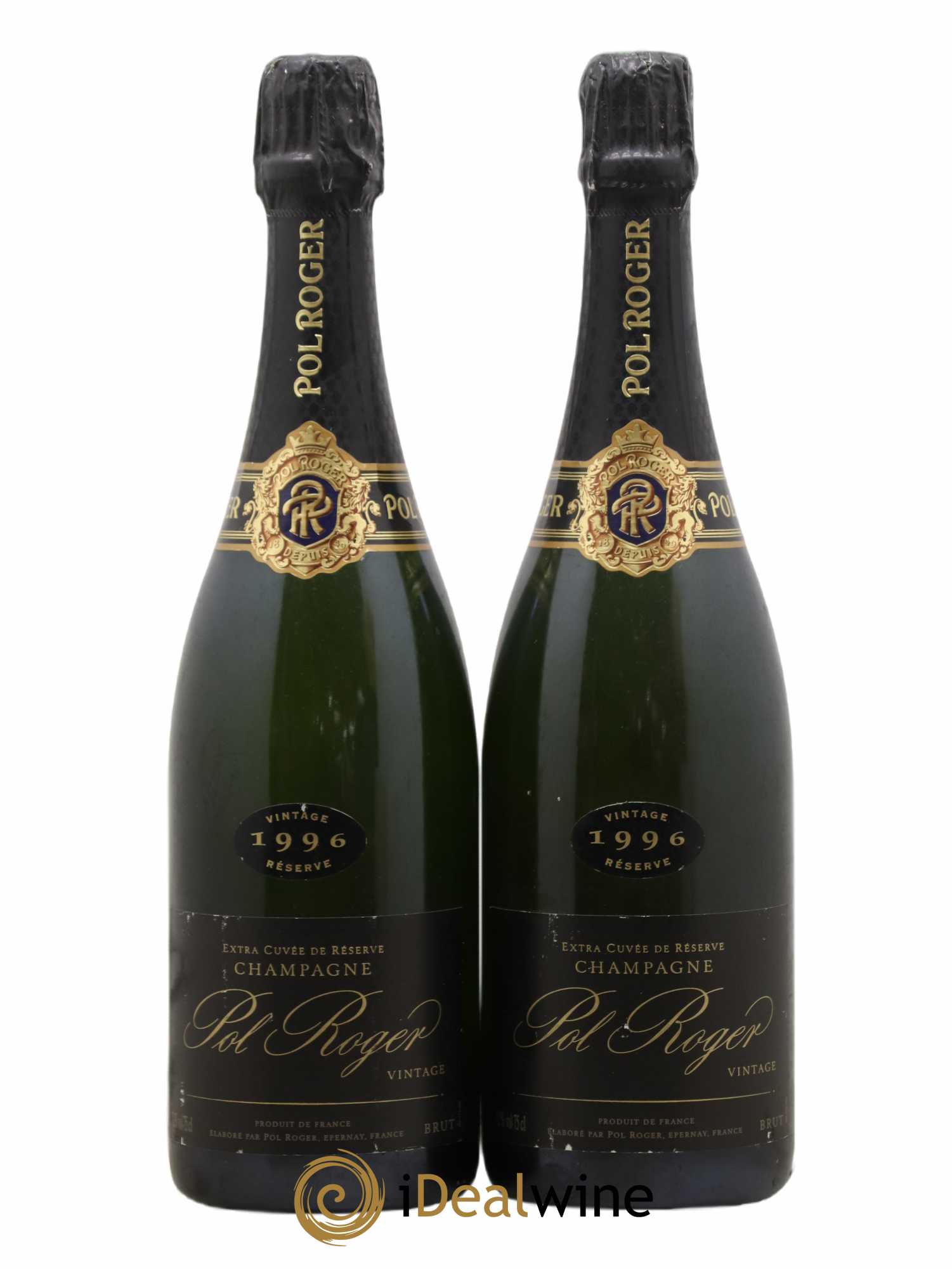 Brut Réserve Pol Roger 1996 - Lot de 2 bouteilles - 0