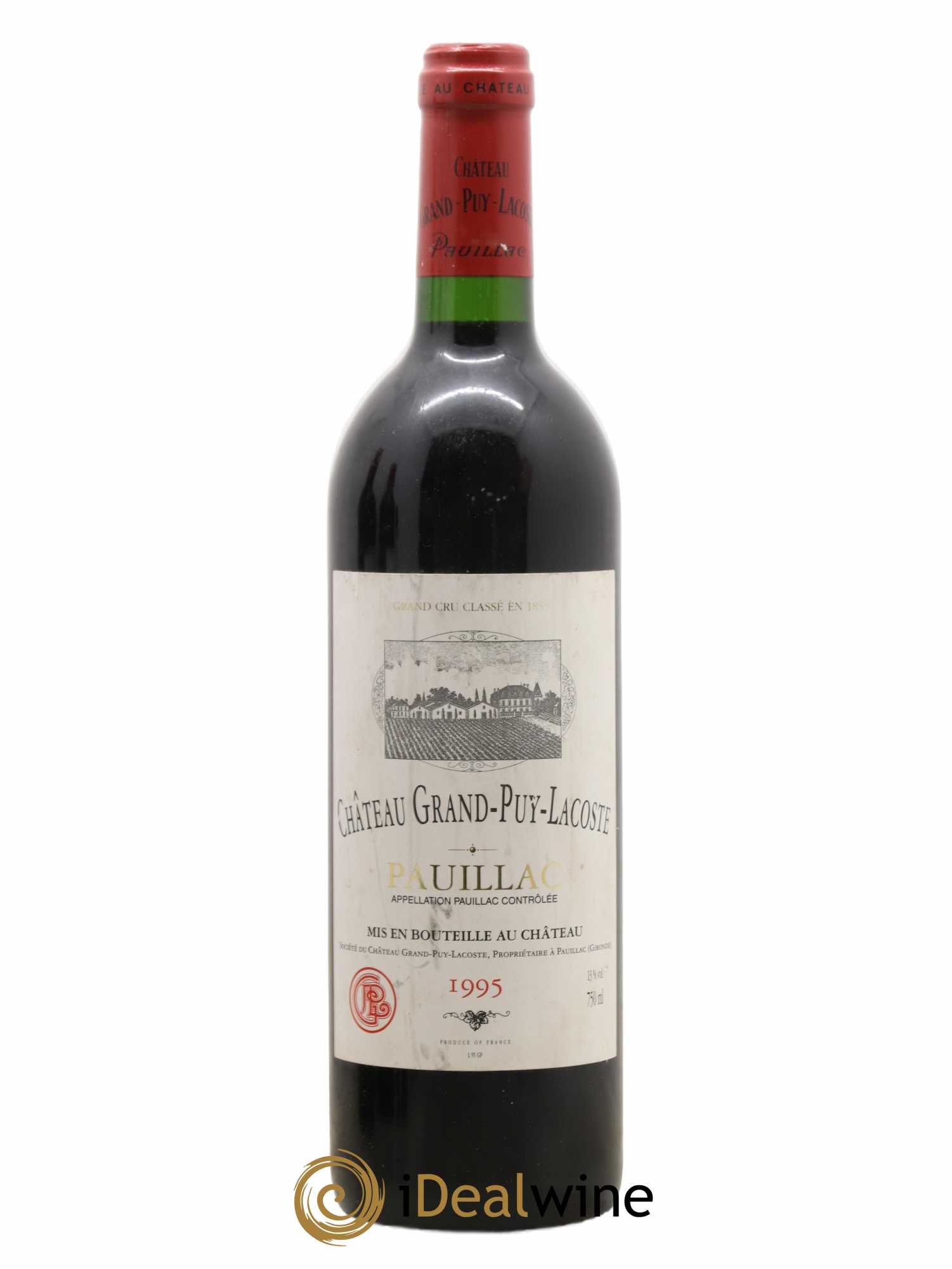 Château Grand Puy Lacoste 5ème Grand Cru Classé 1995 - Lot de 1 bouteille - 0