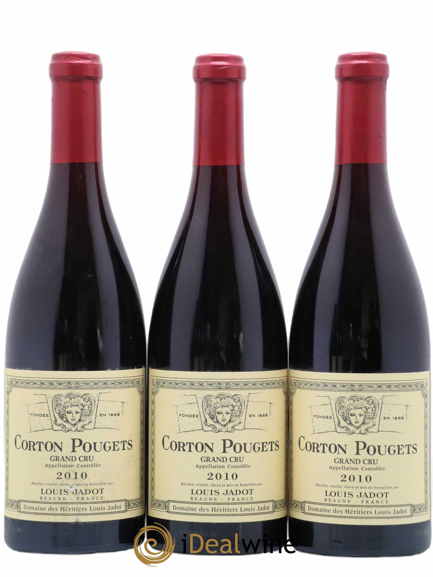 Corton Grand Cru Pougets Maison Louis Jadot 2010 - Lot de 3 bouteilles - 0