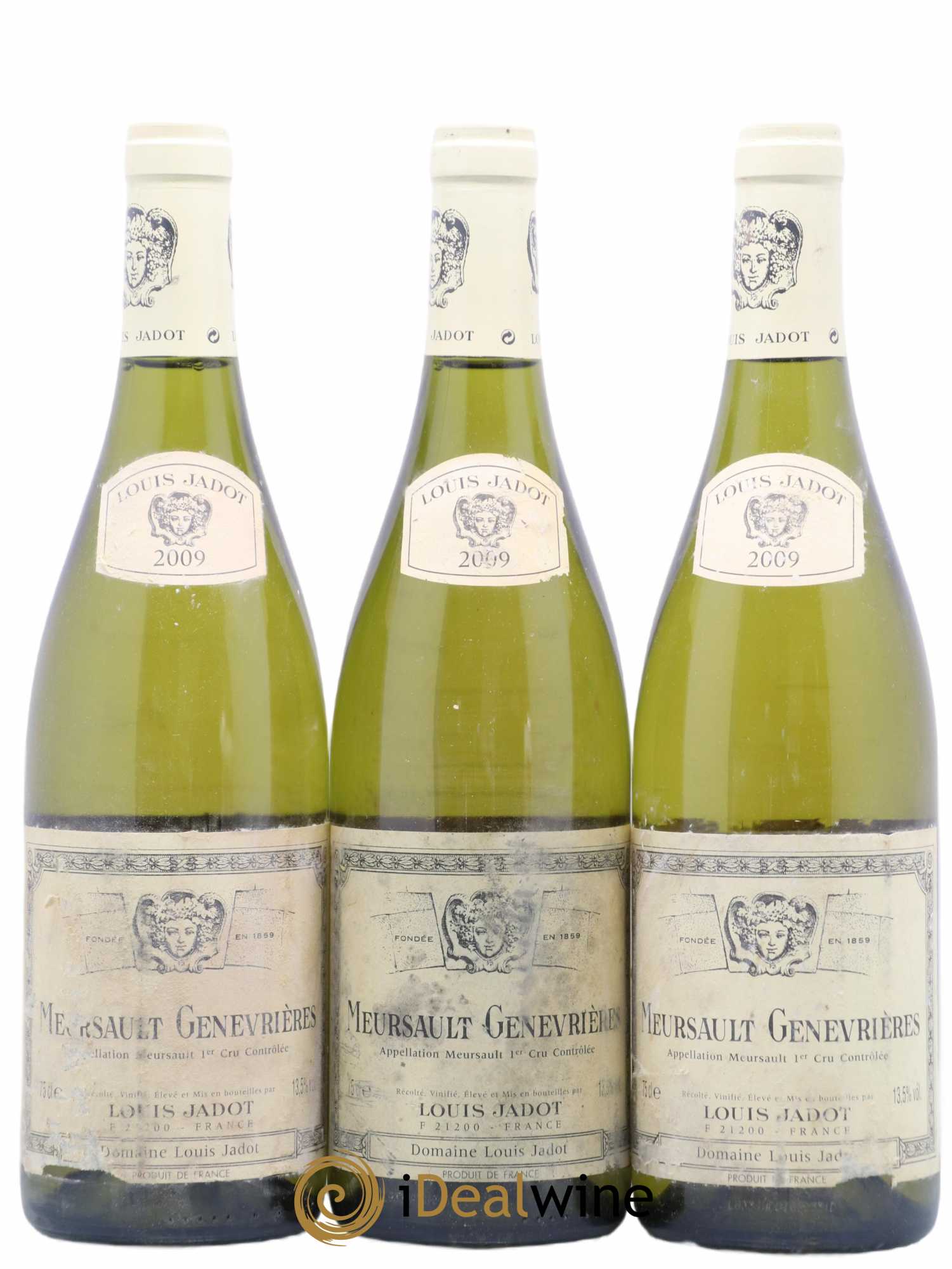 Meursault 1er Cru Les Genevrières Domaine Louis Jadot 2009 - Lot de 3 bouteilles - 0