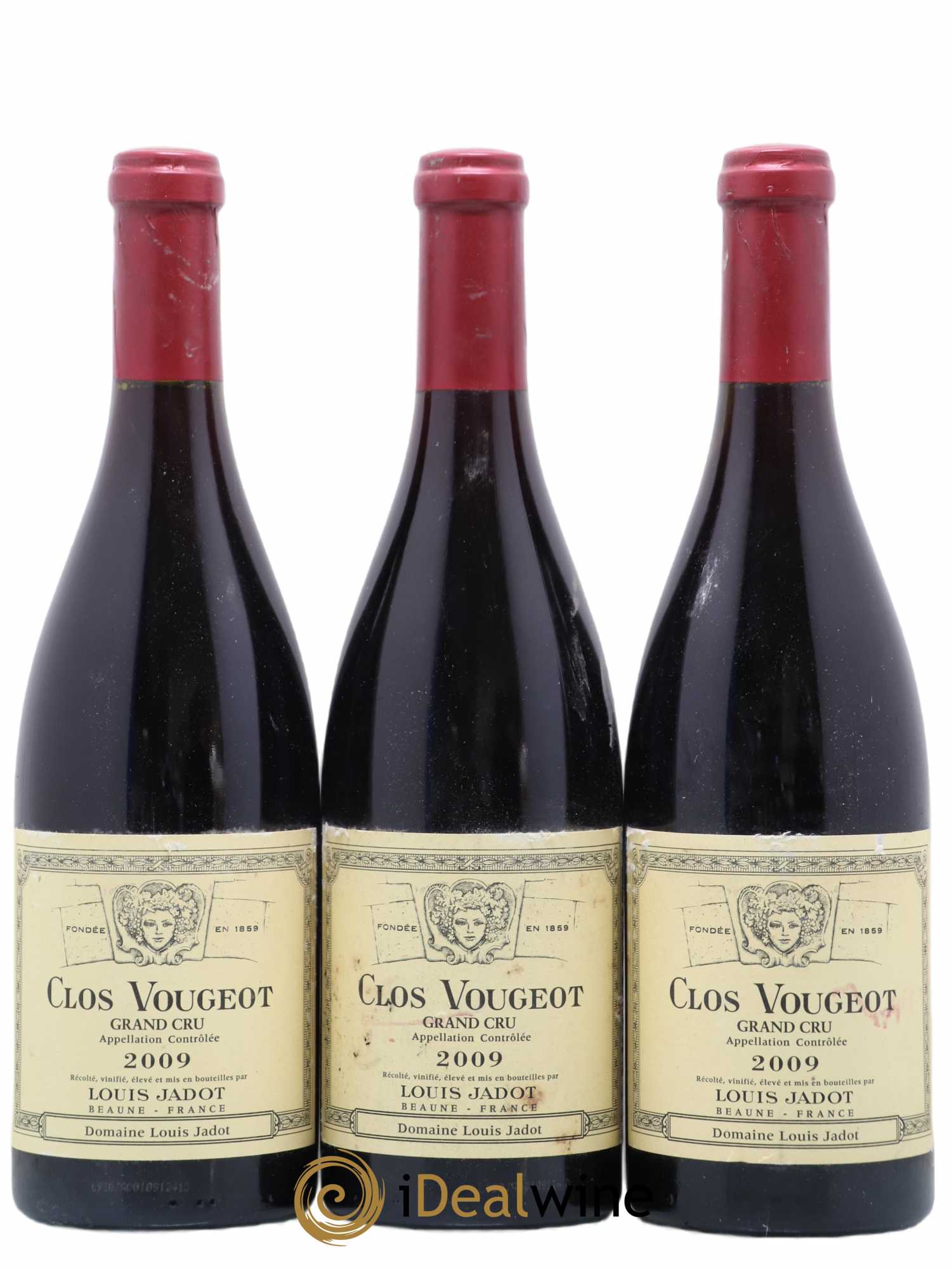 Clos de Vougeot Grand Cru Louis Jadot (Domaine) 2009 - Lot de 3 bouteilles - 0