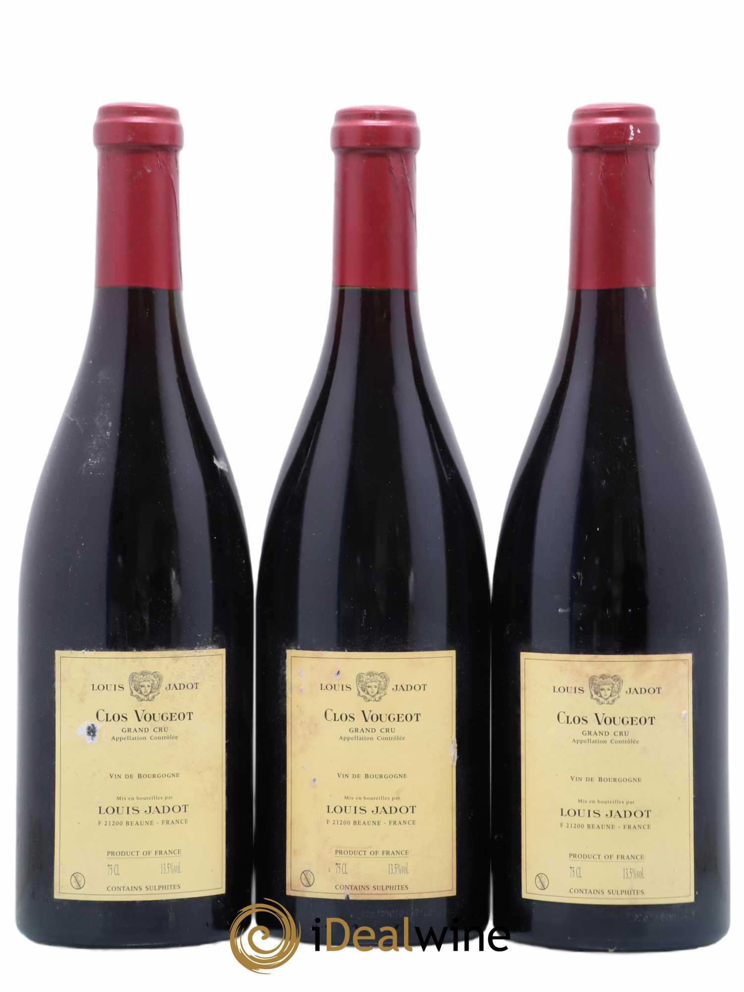 Clos de Vougeot Grand Cru Louis Jadot (Domaine) 2009 - Lot de 3 bouteilles - 1