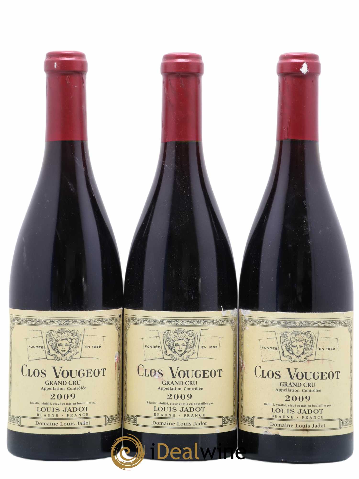 Clos de Vougeot Grand Cru Louis Jadot (Domaine) 2009 - Lot de 3 bouteilles - 0