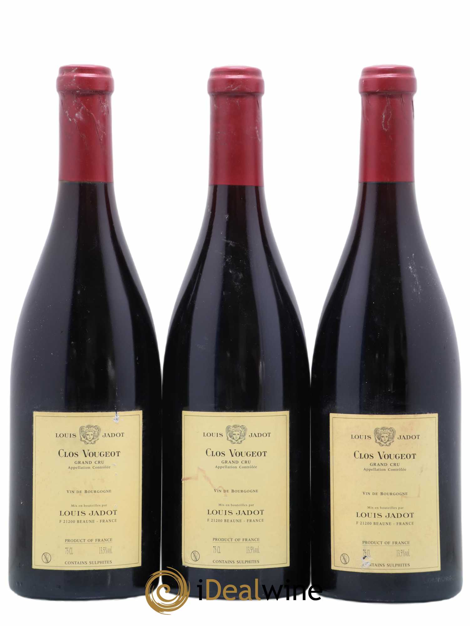 Clos de Vougeot Grand Cru Louis Jadot (Domaine) 2009 - Lot de 3 bouteilles - 1