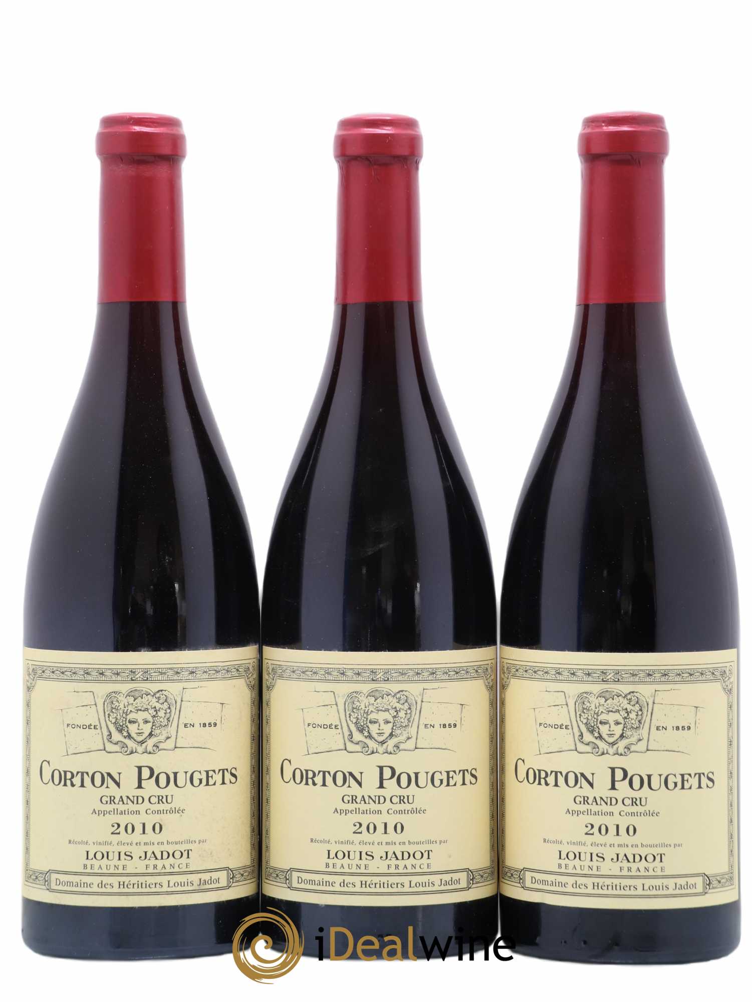 Corton Grand Cru Pougets Maison Louis Jadot 2010 - Lot de 3 bouteilles - 0