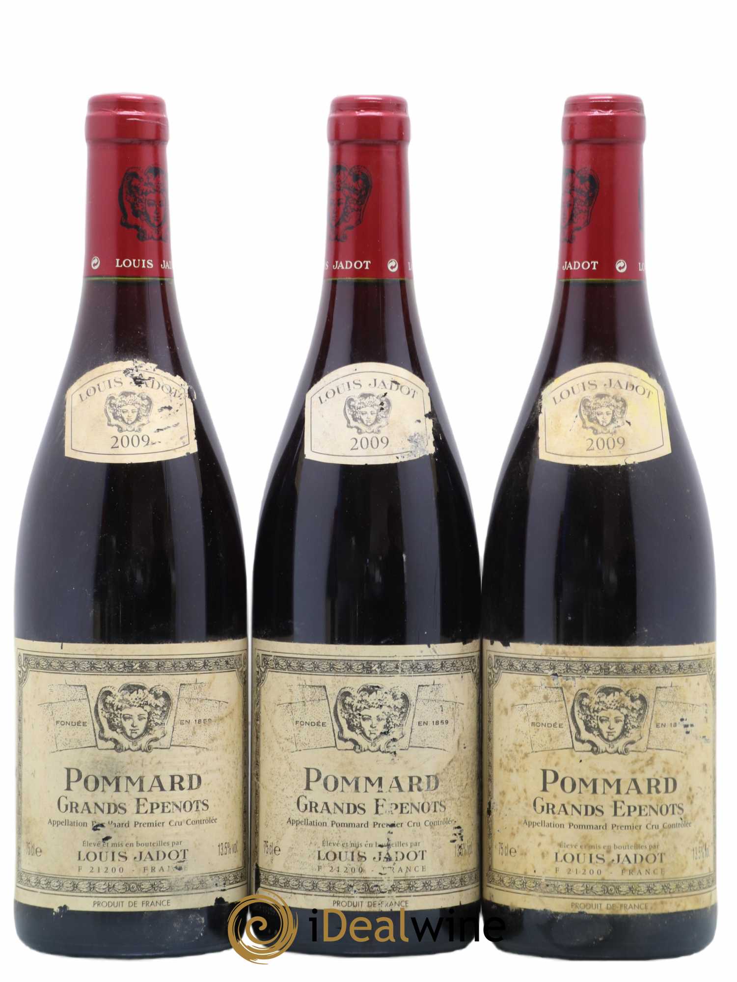 Pommard 1er Cru Les Grands Epenots Maison Louis Jadot 2009 - Lot de 3 bouteilles - 0
