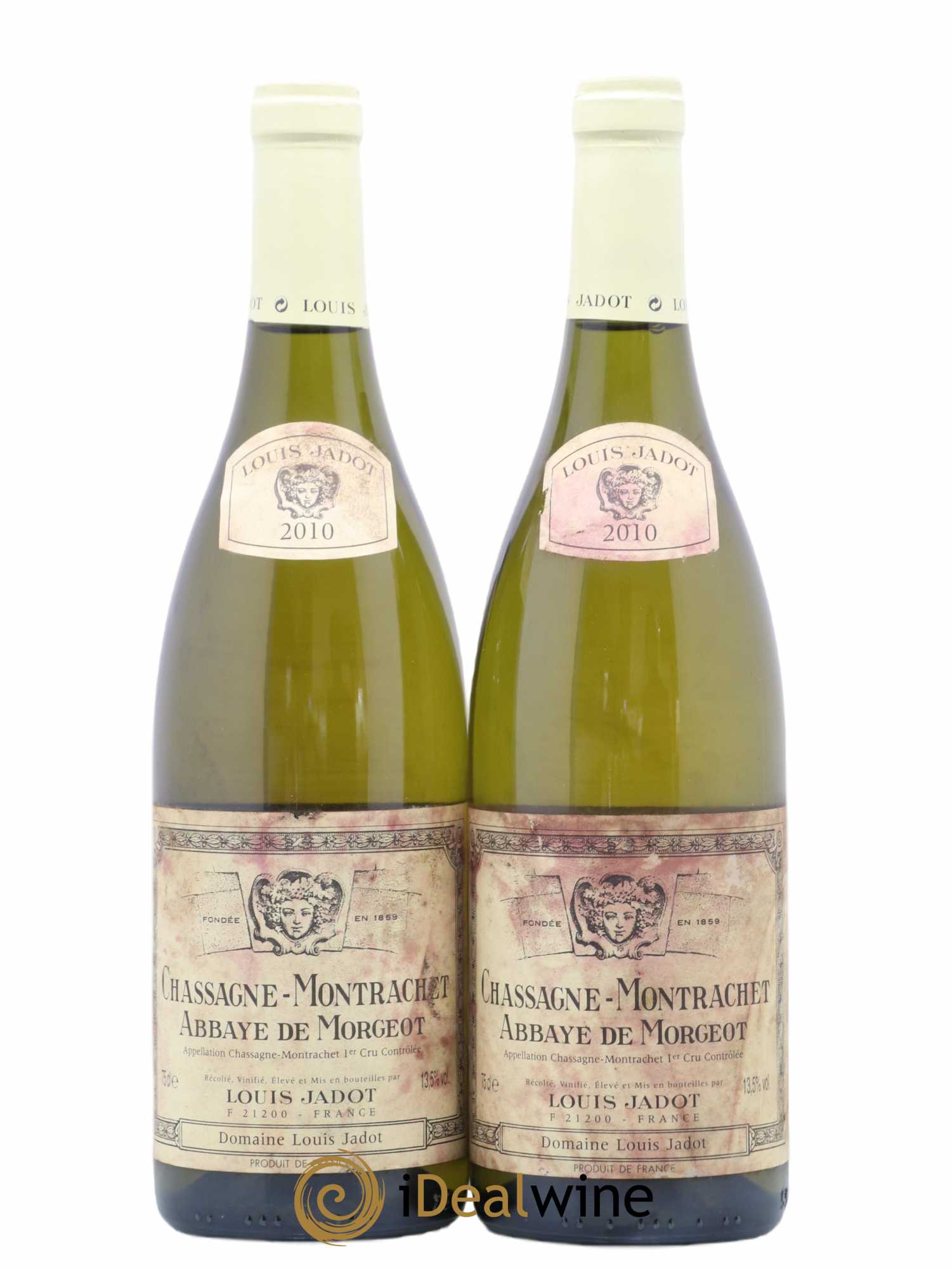 Chassagne-Montrachet 1er Cru Abbaye de Morgeot Domaine Louis Jadot 2010 - Lot de 2 bouteilles - 0
