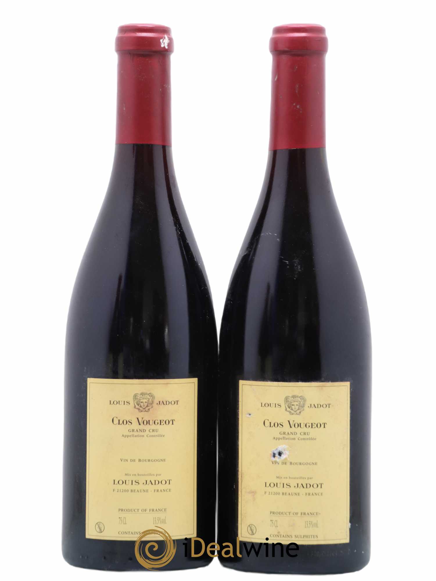 Clos de Vougeot Grand Cru Louis Jadot (Domaine) 2009 - Lot de 2 bouteilles - 1