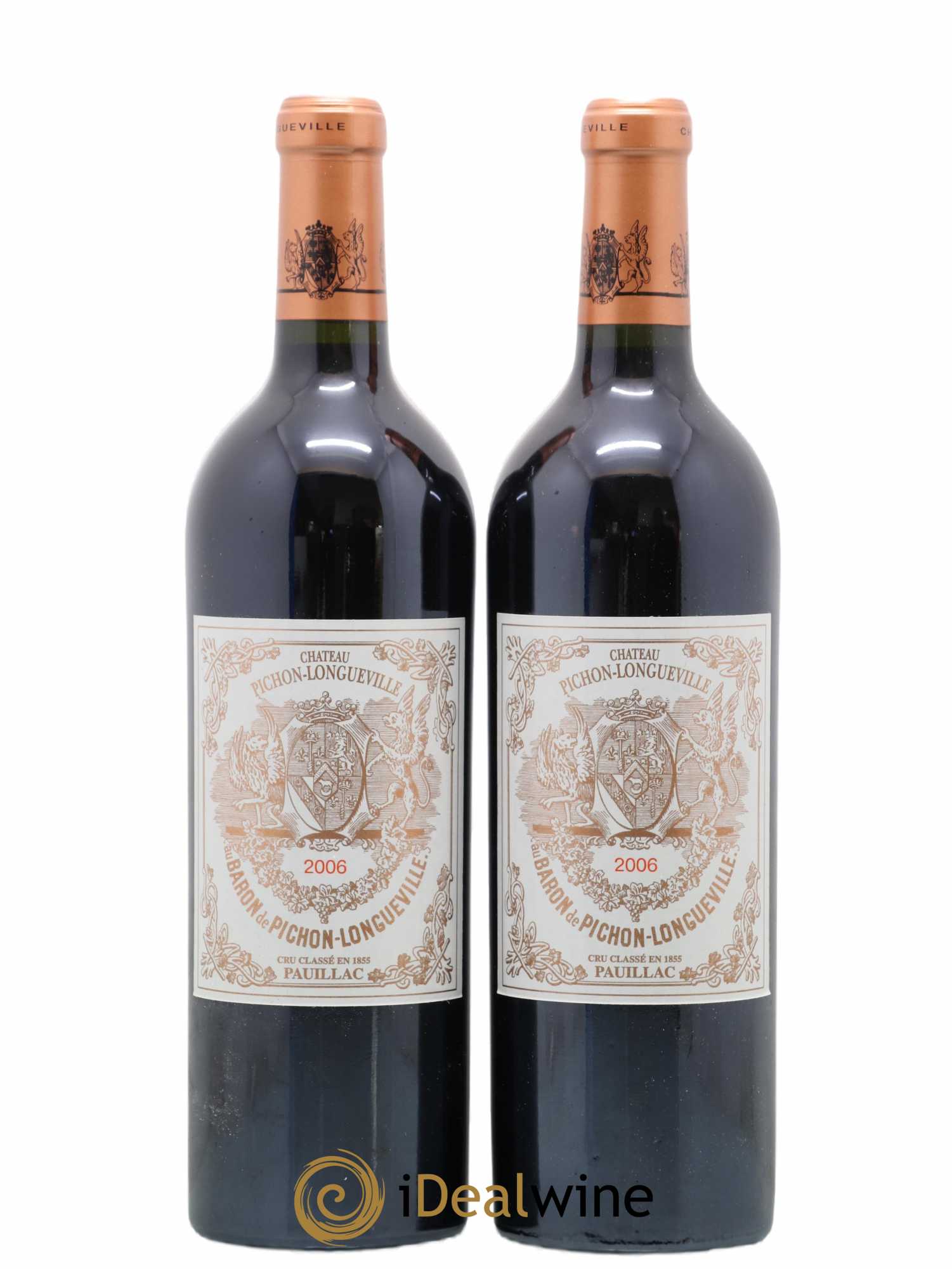 Pichon Longueville Baron 2ème Grand Cru Classé 2006 - Lot de 2 bouteilles - 0