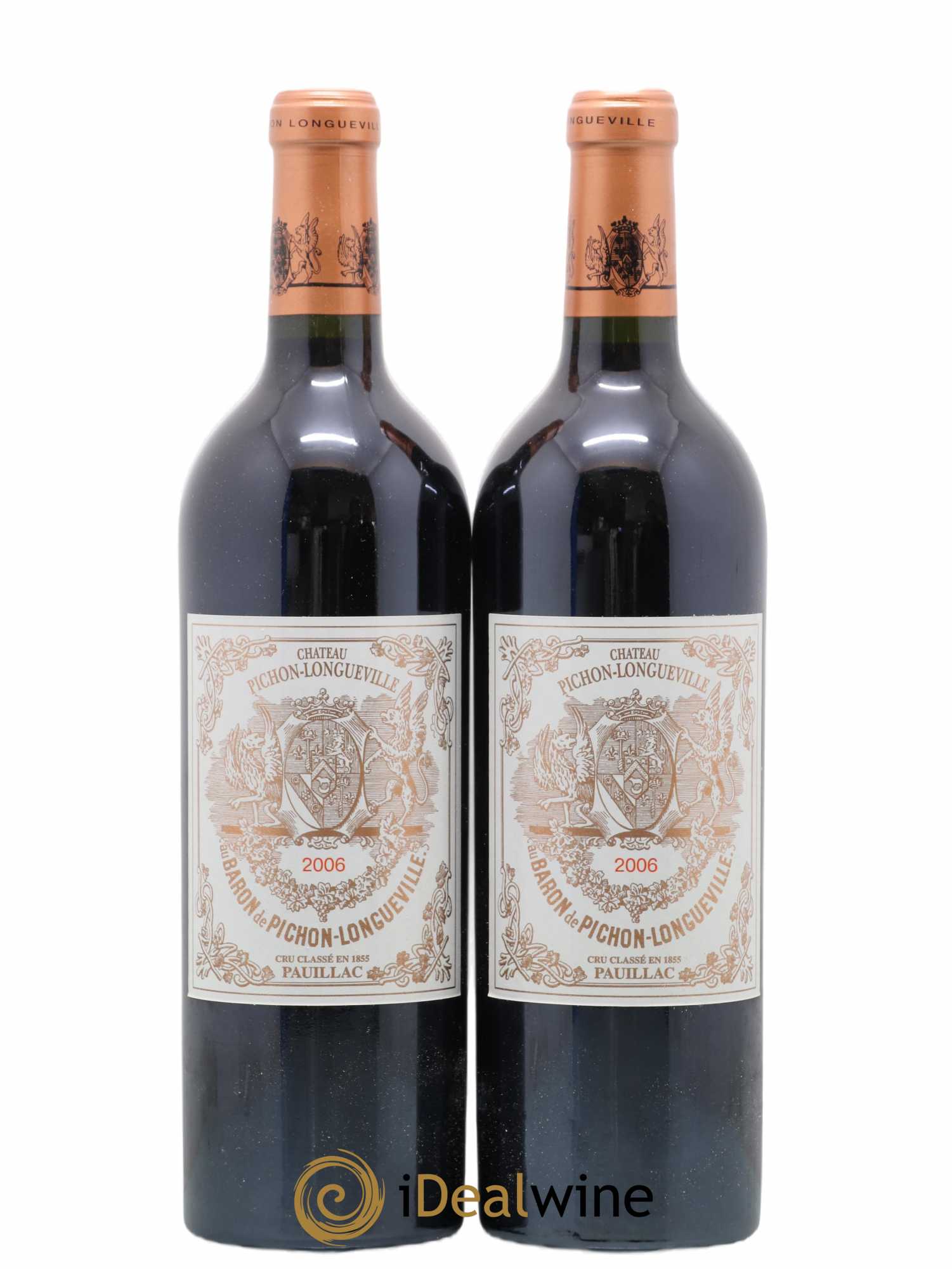 Pichon Longueville Baron 2ème Grand Cru Classé 2006 - Lot de 2 bouteilles - 0