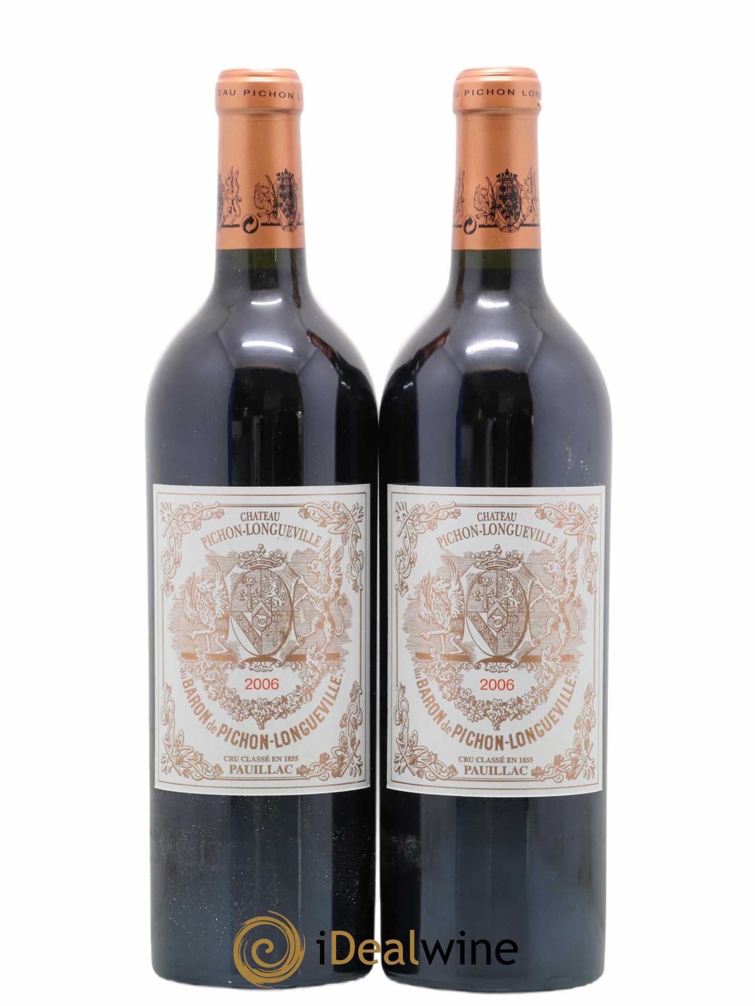 Pichon Longueville Baron 2ème Grand Cru Classé 2006 - Lot de 2 bouteilles - 0