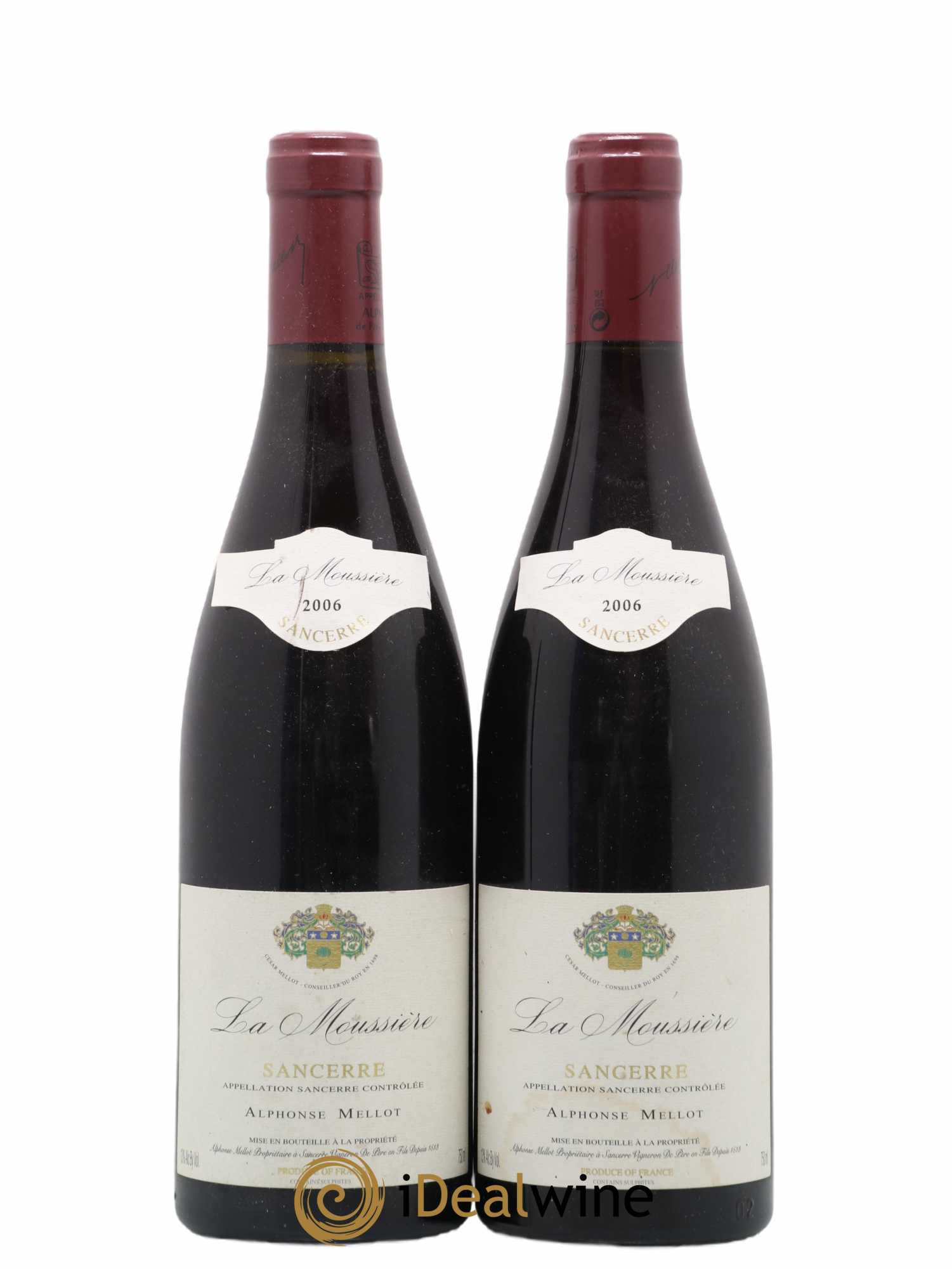 Sancerre La Moussière Alphonse Mellot 2006 - Lot de 2 bouteilles - 0