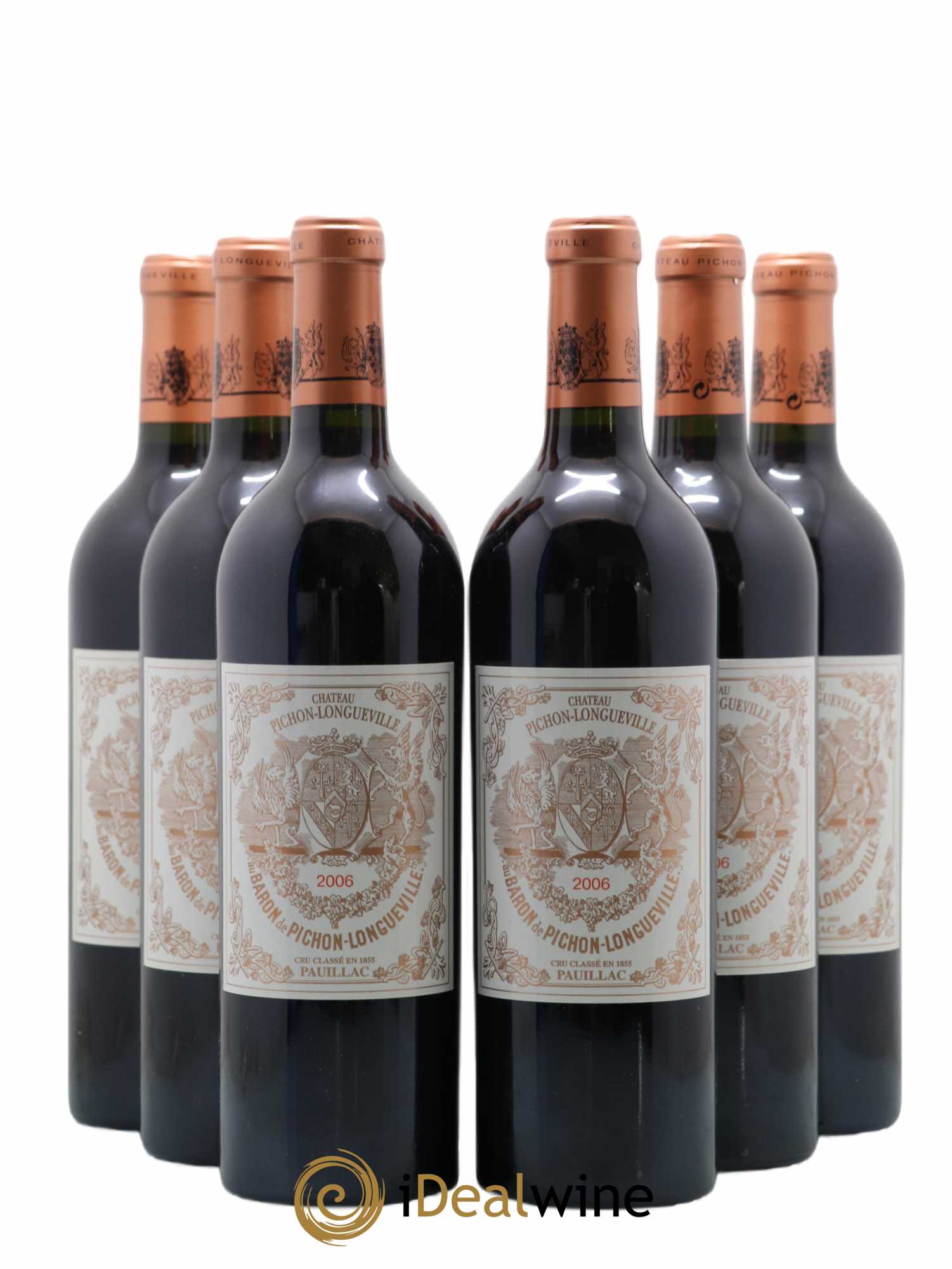 Pichon Longueville Baron 2ème Grand Cru Classé 2006 - Lot de 6 bouteilles - 0