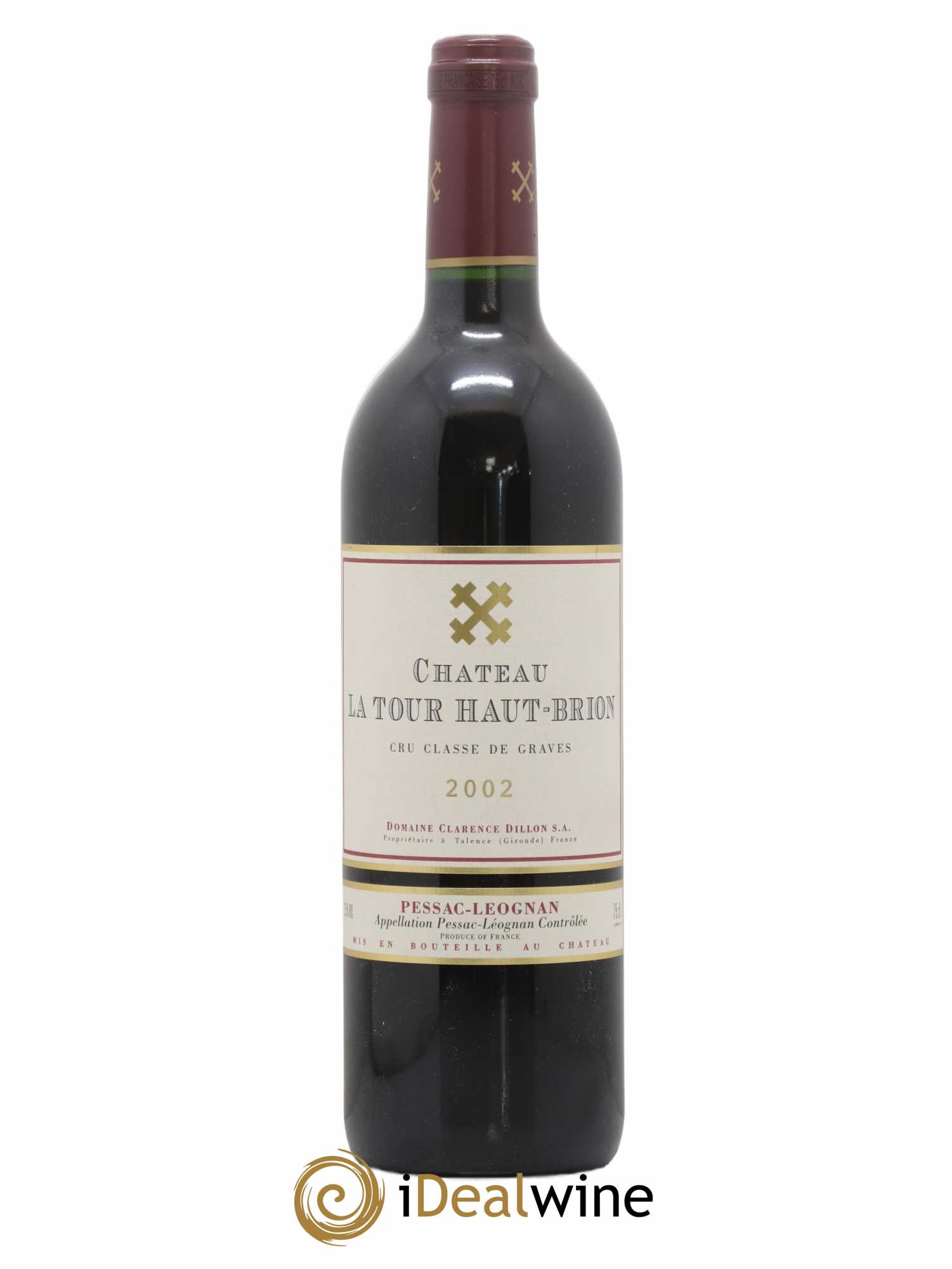 Château la Tour Haut-Brion Cru Classé de Graves 2002 - Lot de 1 bouteille - 0