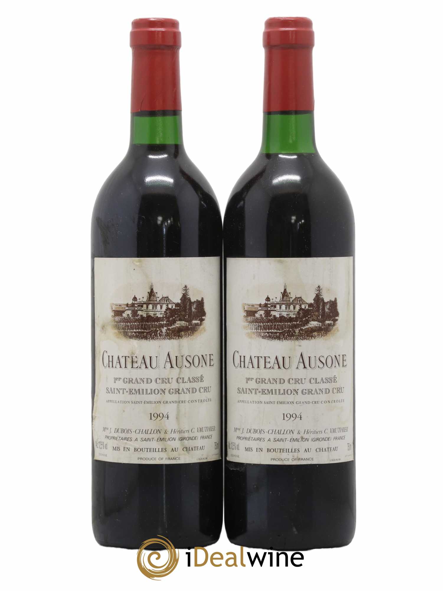 Château Ausone 1er Grand Cru Classé A 1994 - Lot de 2 bouteilles - 0