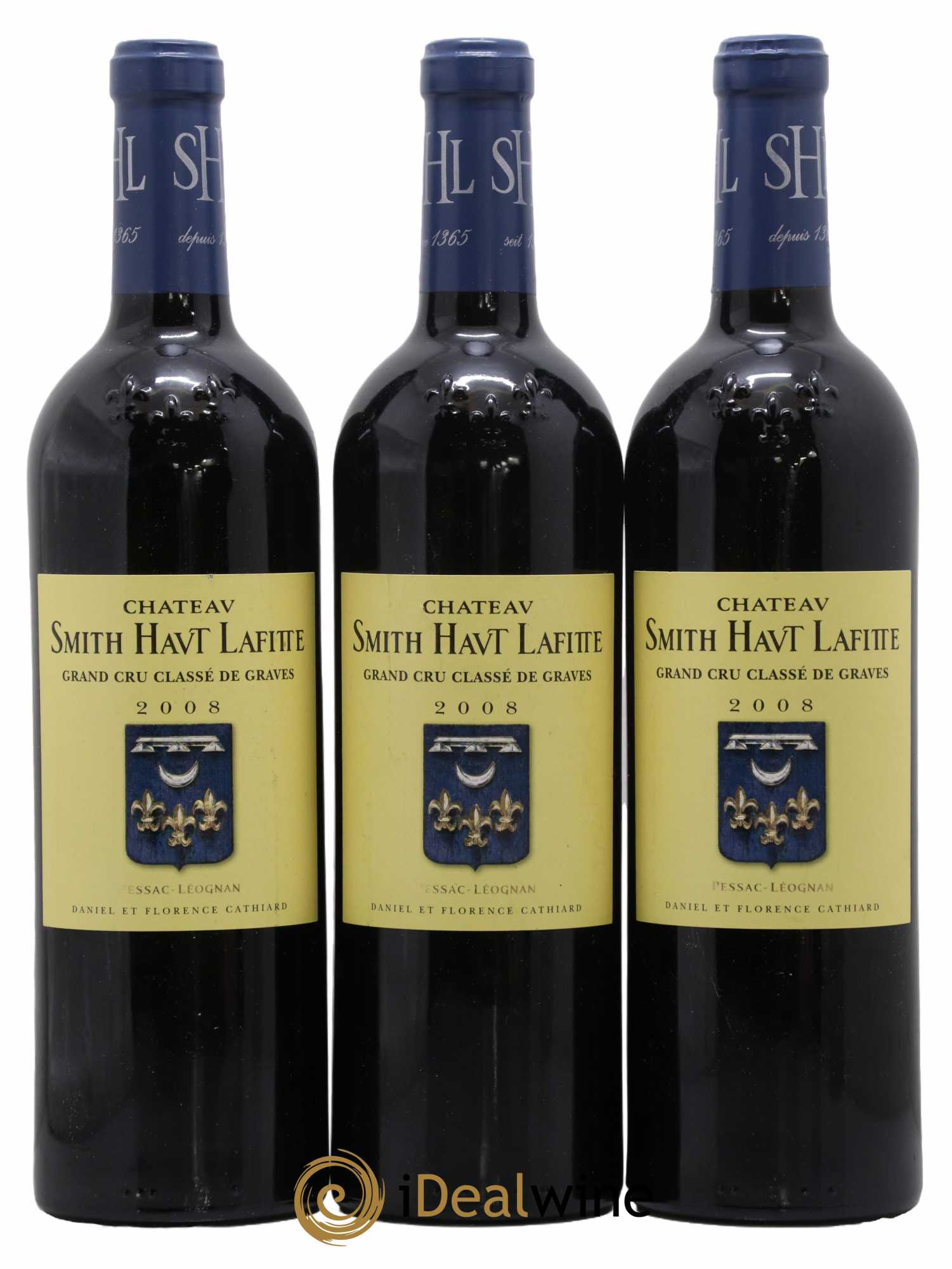 Château Smith Haut Lafitte Cru Classé de Graves 2008 - Lot de 3 bouteilles - 0