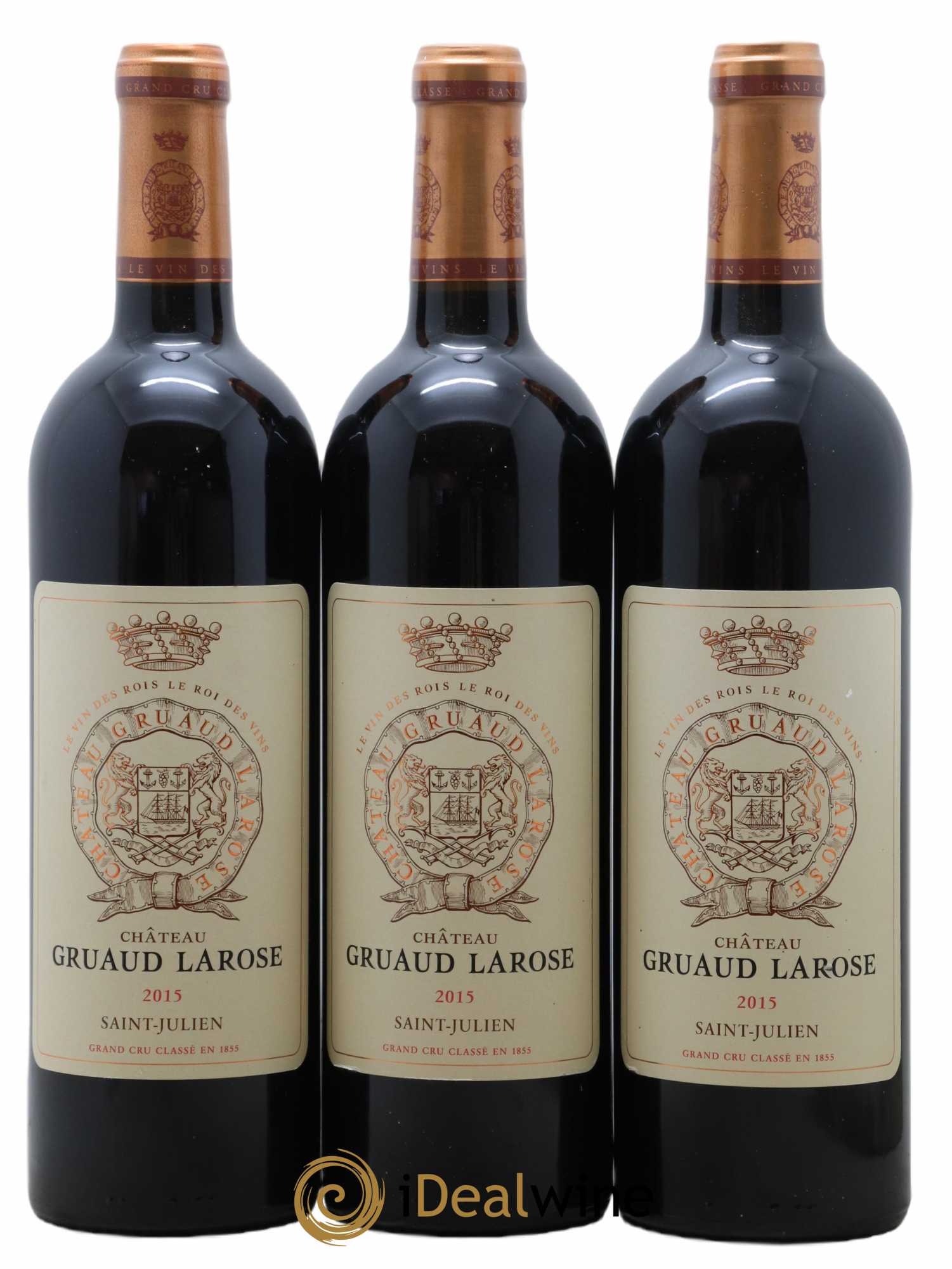 Château Gruaud Larose 2ème Grand Cru Classé 2015 - Lot de 3 bouteilles - 0