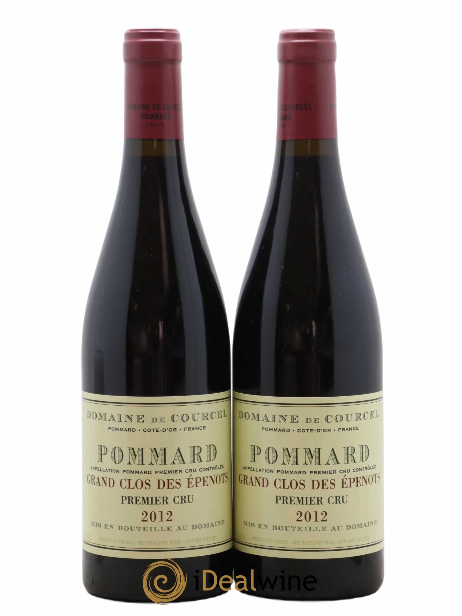 Pommard 1er Cru Grand Clos des Epenots de Courcel (Domaine) 2012 - Lot de 2 bouteilles - 0