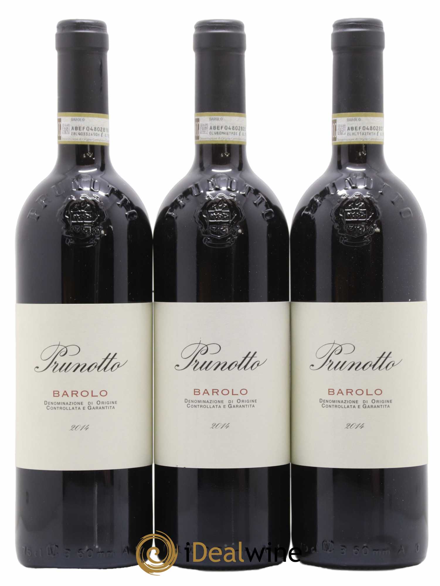Barolo Prunotto 2014 - Lot de 3 bouteilles - 0