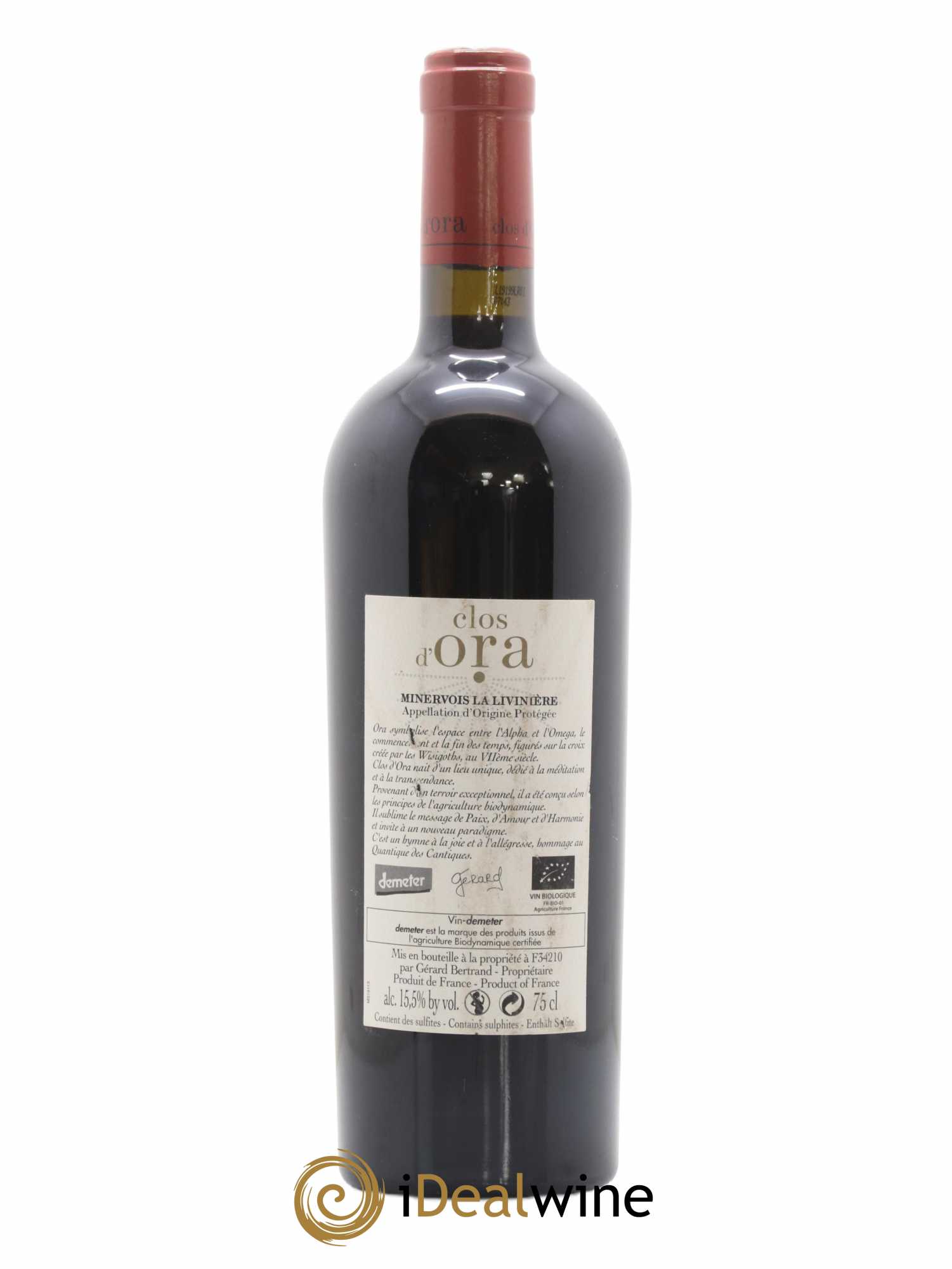 Minervois La Livinière Clos d'Ora Gerard Bertrant 2015 - Posten von 1 Flasche - 1