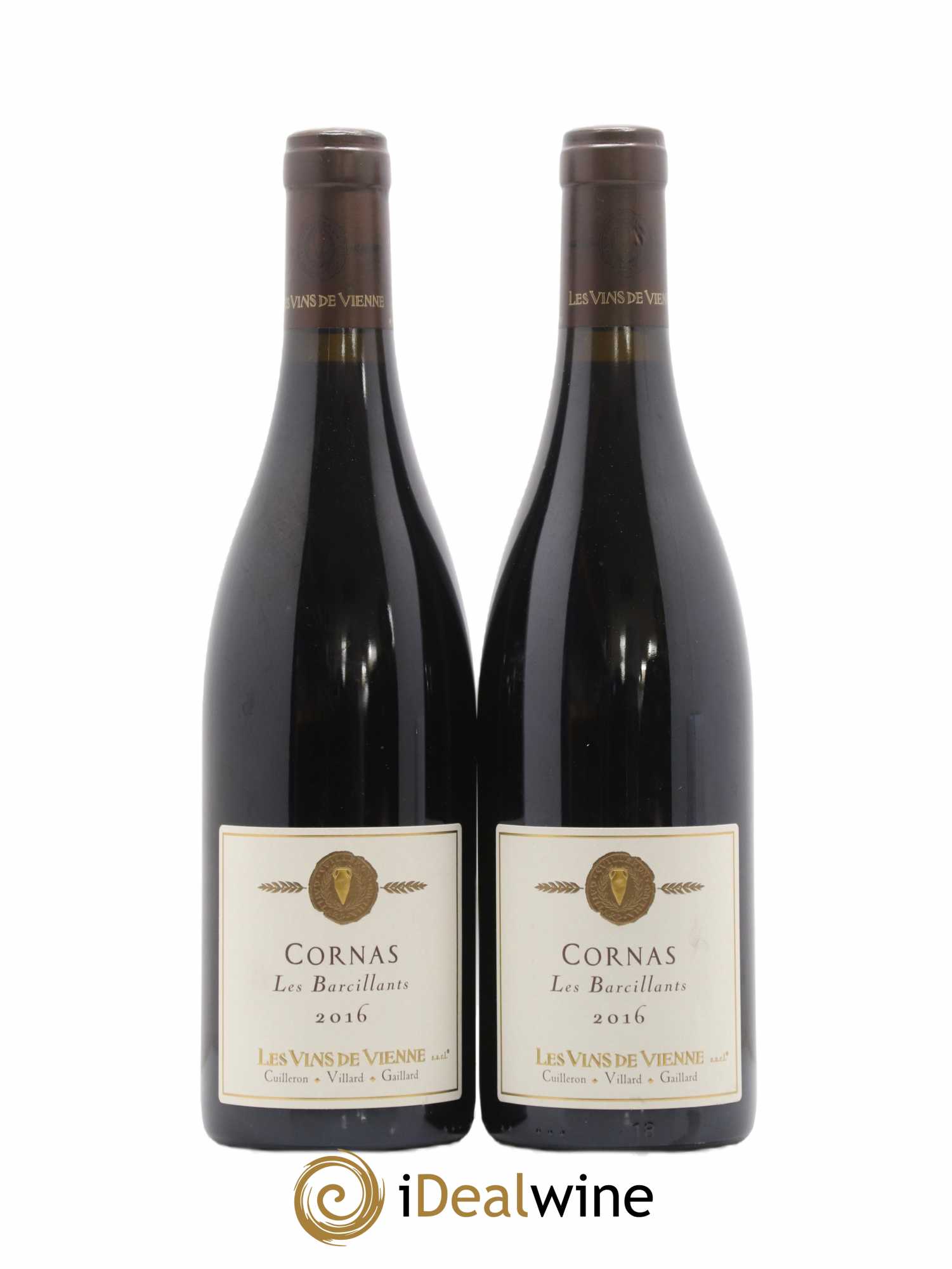 Cornas Les Barcillants Les Vins de Vienne 2016 - Posten von 2 Flaschen - 0