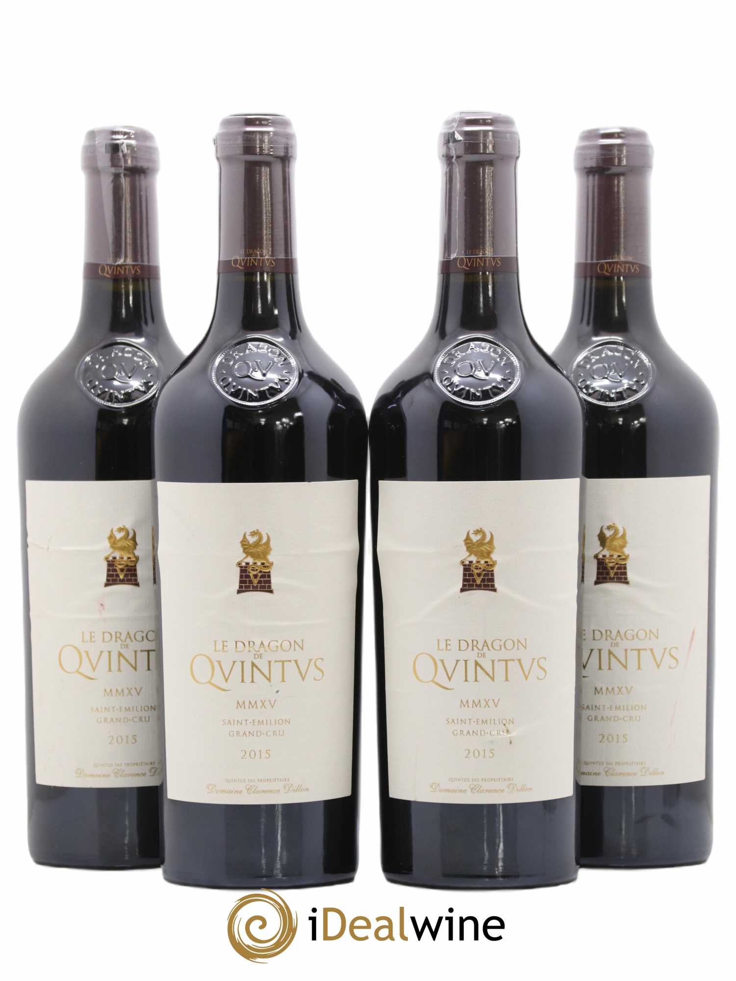 Saint-Émilion Grand Cru Dragon de Quintus 2015 - Lot de 4 bouteilles - 0