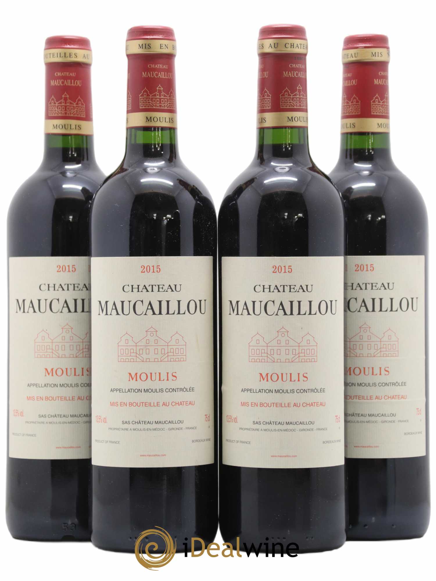 Château Maucaillou 2015 - Lot de 4 bouteilles - 0