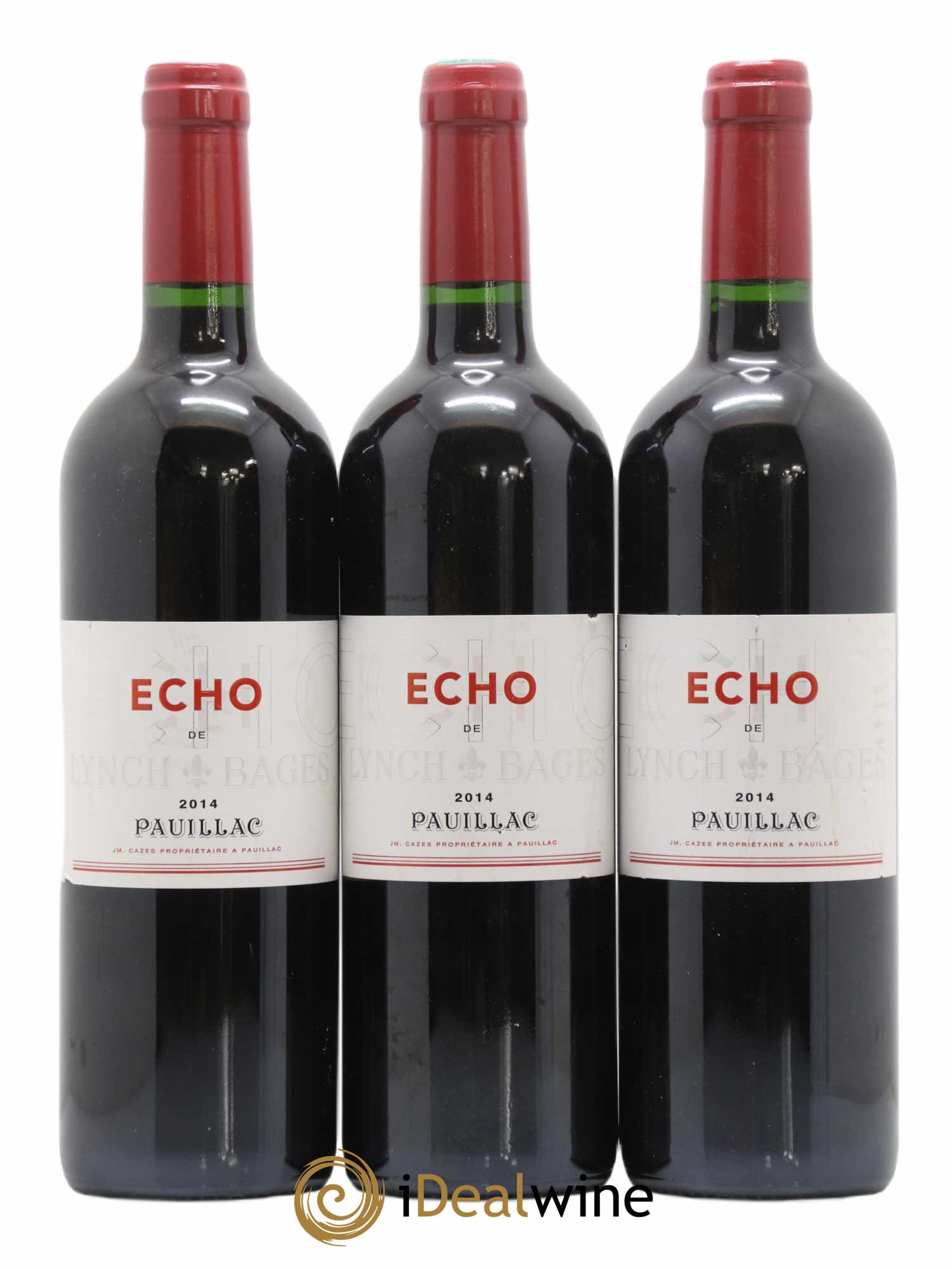 Echo de Lynch Bages Second Vin 2014 - Lot de 3 bouteilles - 0